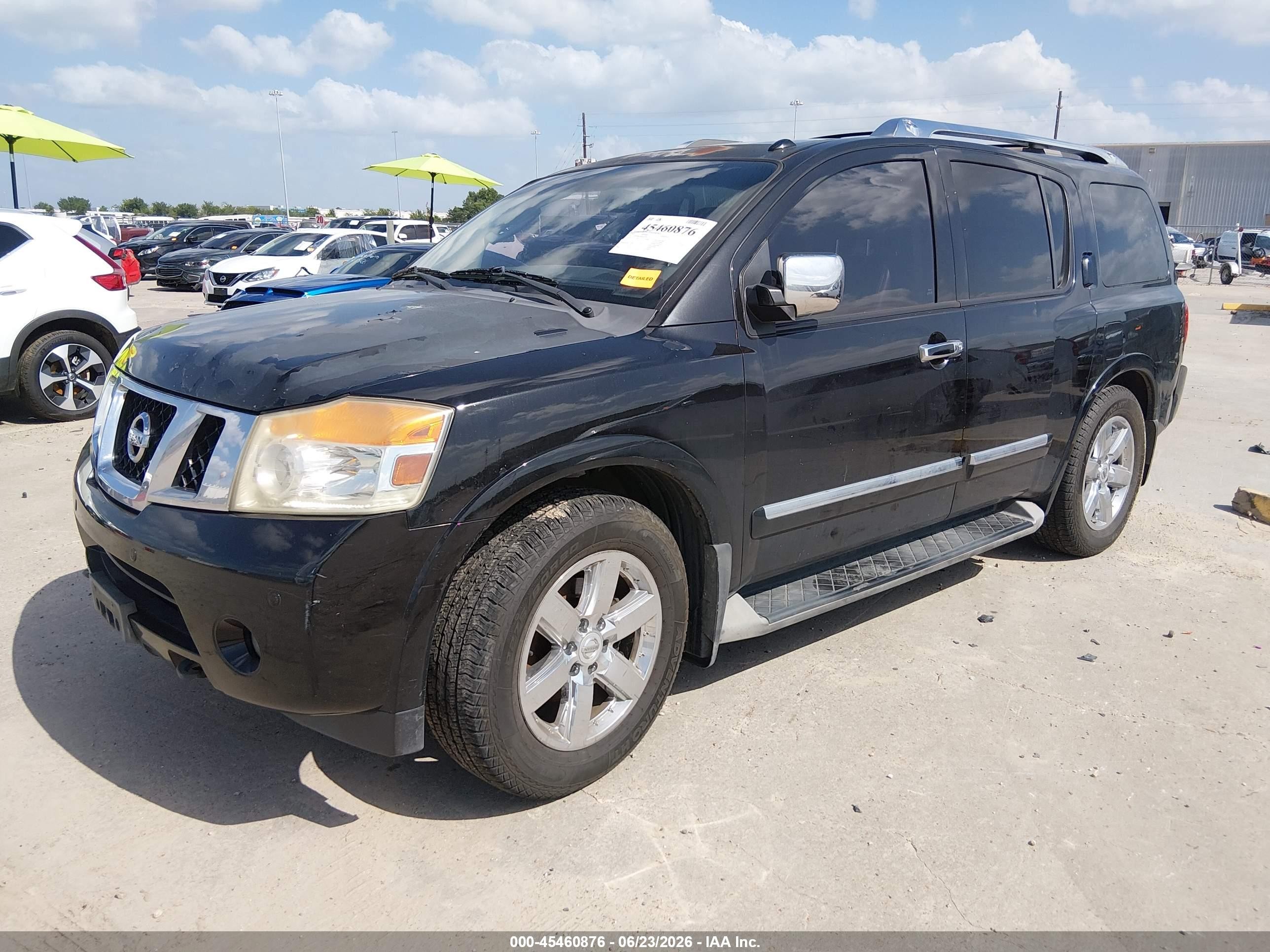 2011 Nissan Armada Platinum Black vin: 5N1BA0NF8BN607784
