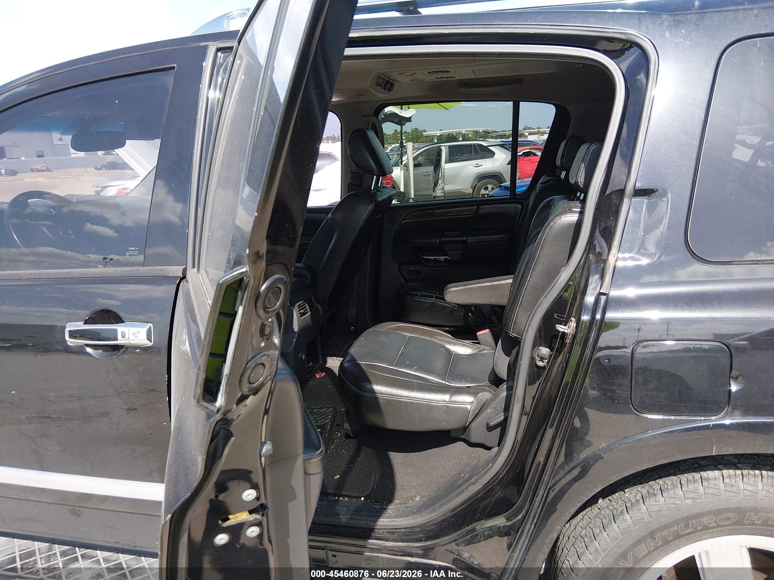 2011 Nissan Armada Platinum Black vin: 5N1BA0NF8BN607784