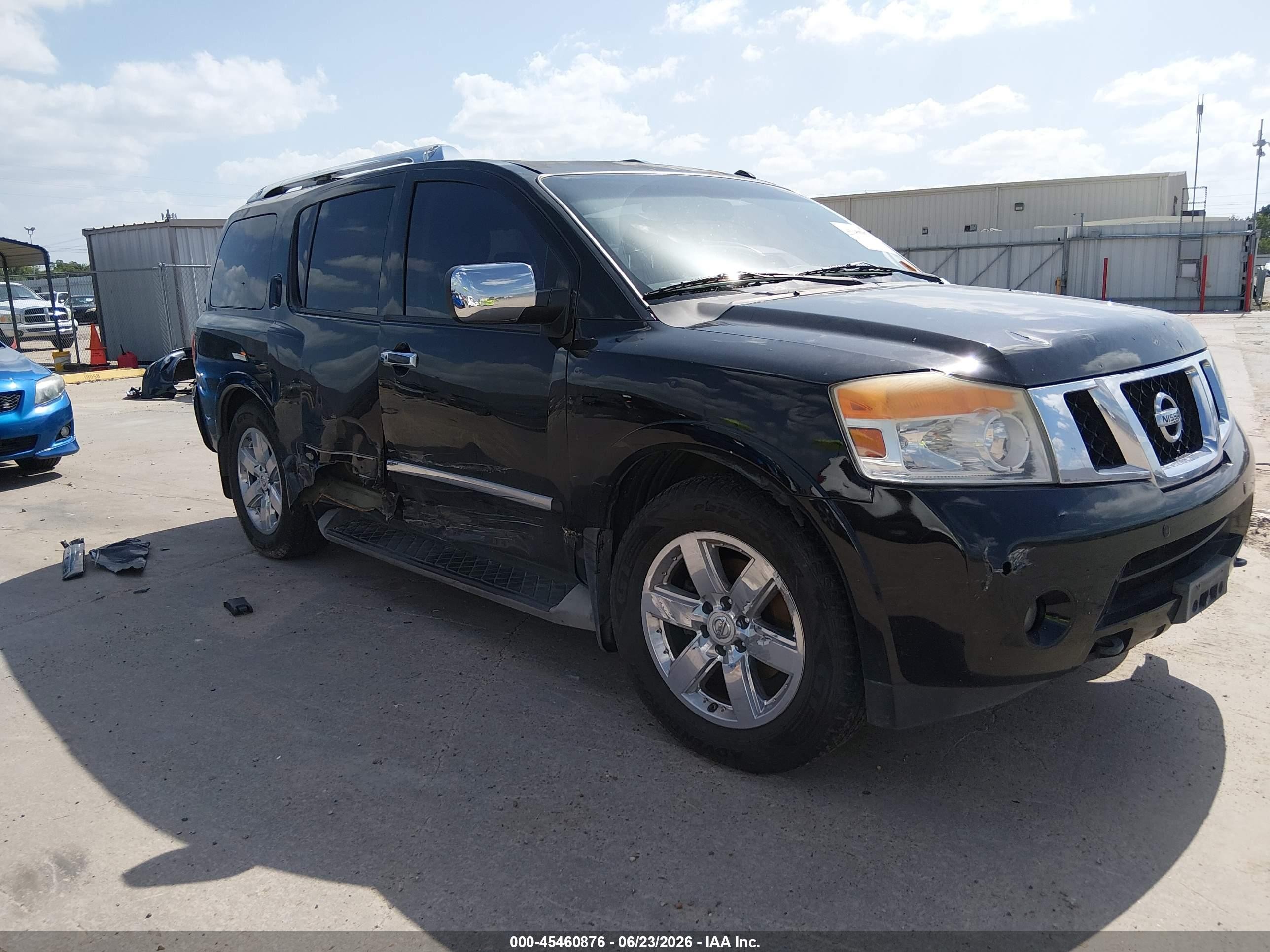 2011 Nissan Armada Platinum Black vin: 5N1BA0NF8BN607784