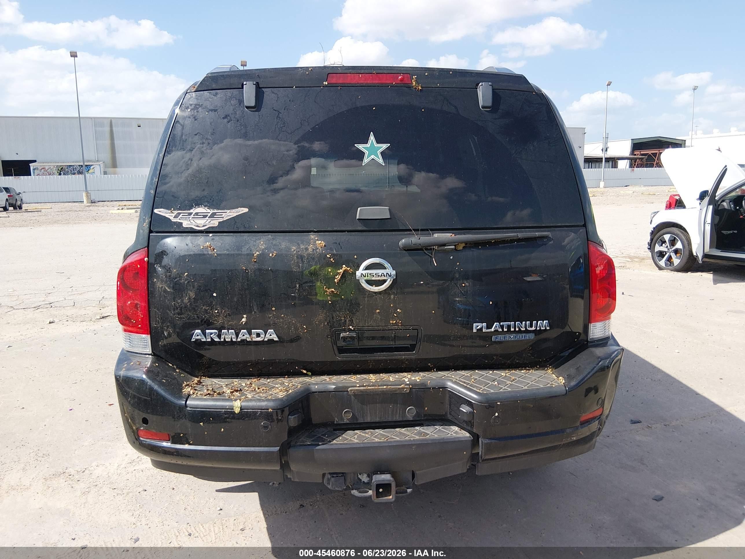 2011 Nissan Armada Platinum Black vin: 5N1BA0NF8BN607784