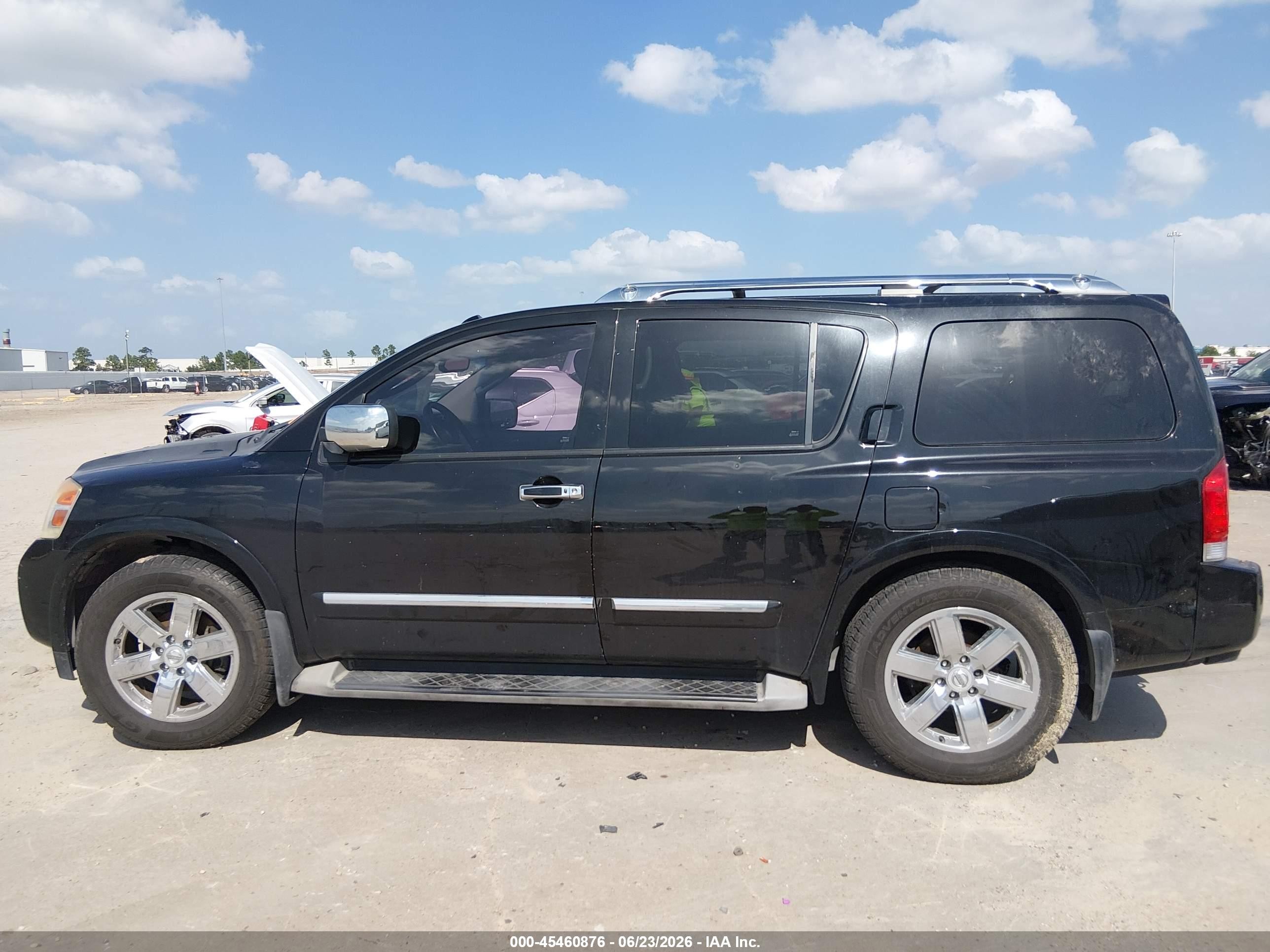 2011 Nissan Armada Platinum Black vin: 5N1BA0NF8BN607784