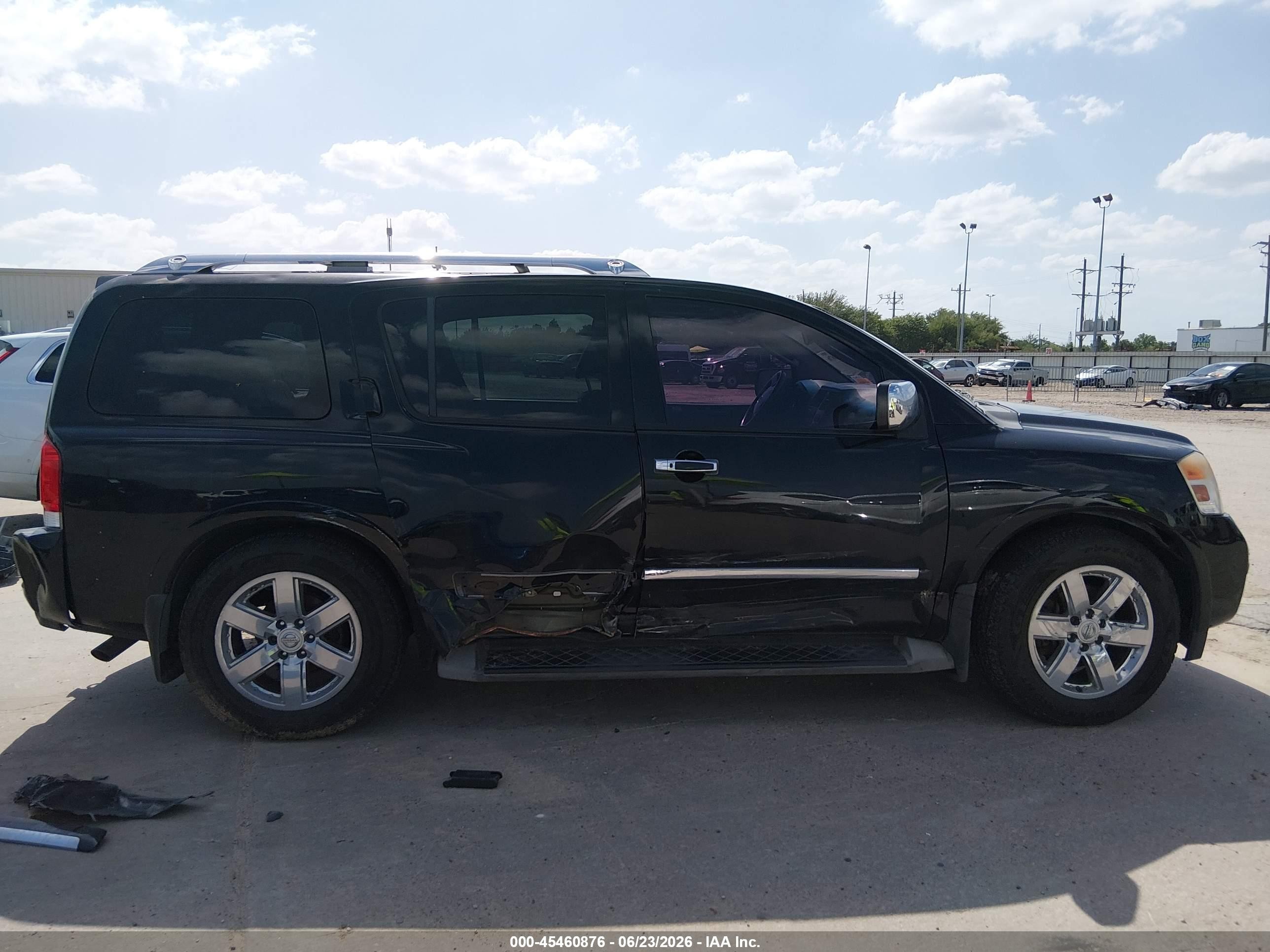 2011 Nissan Armada Platinum Black vin: 5N1BA0NF8BN607784