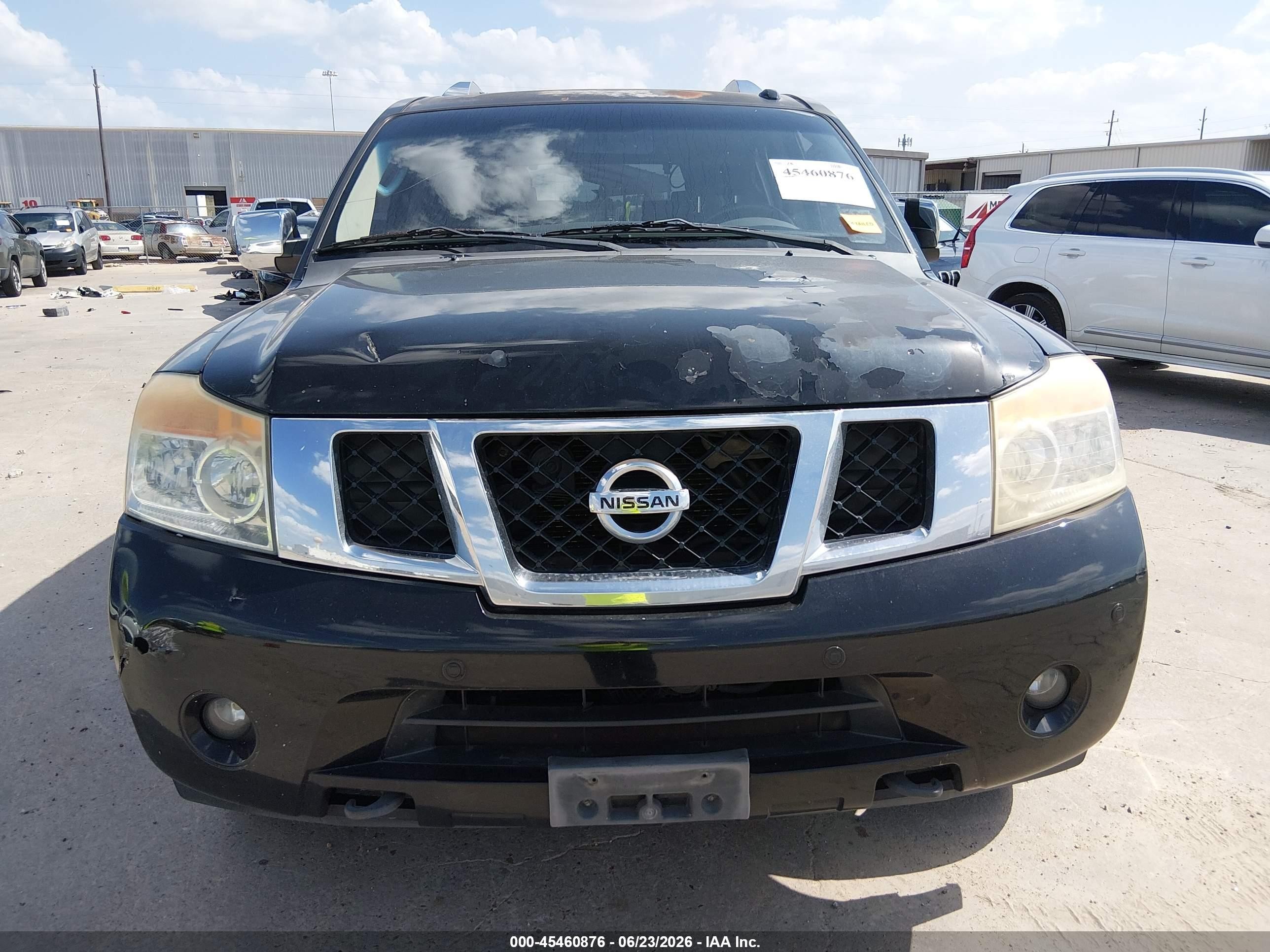 2011 Nissan Armada Platinum Black vin: 5N1BA0NF8BN607784