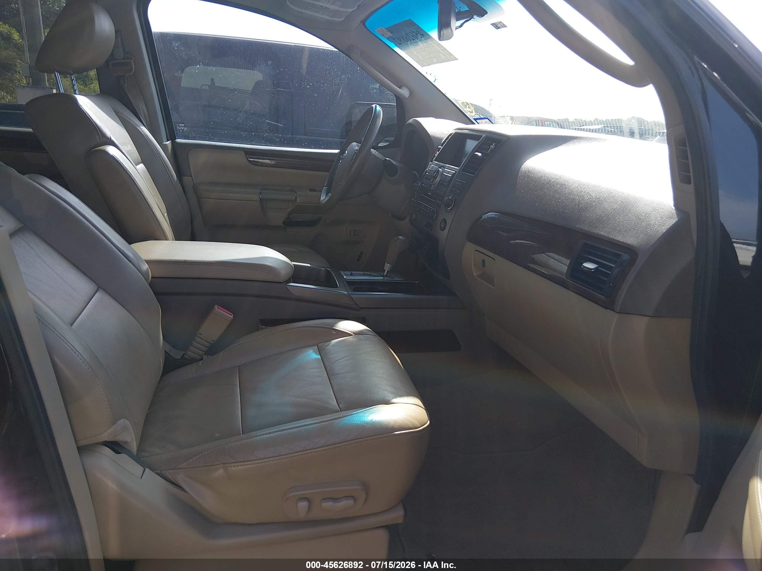 2012 Nissan Armada Platinum Black vin: 5N1BA0NF8CN607267