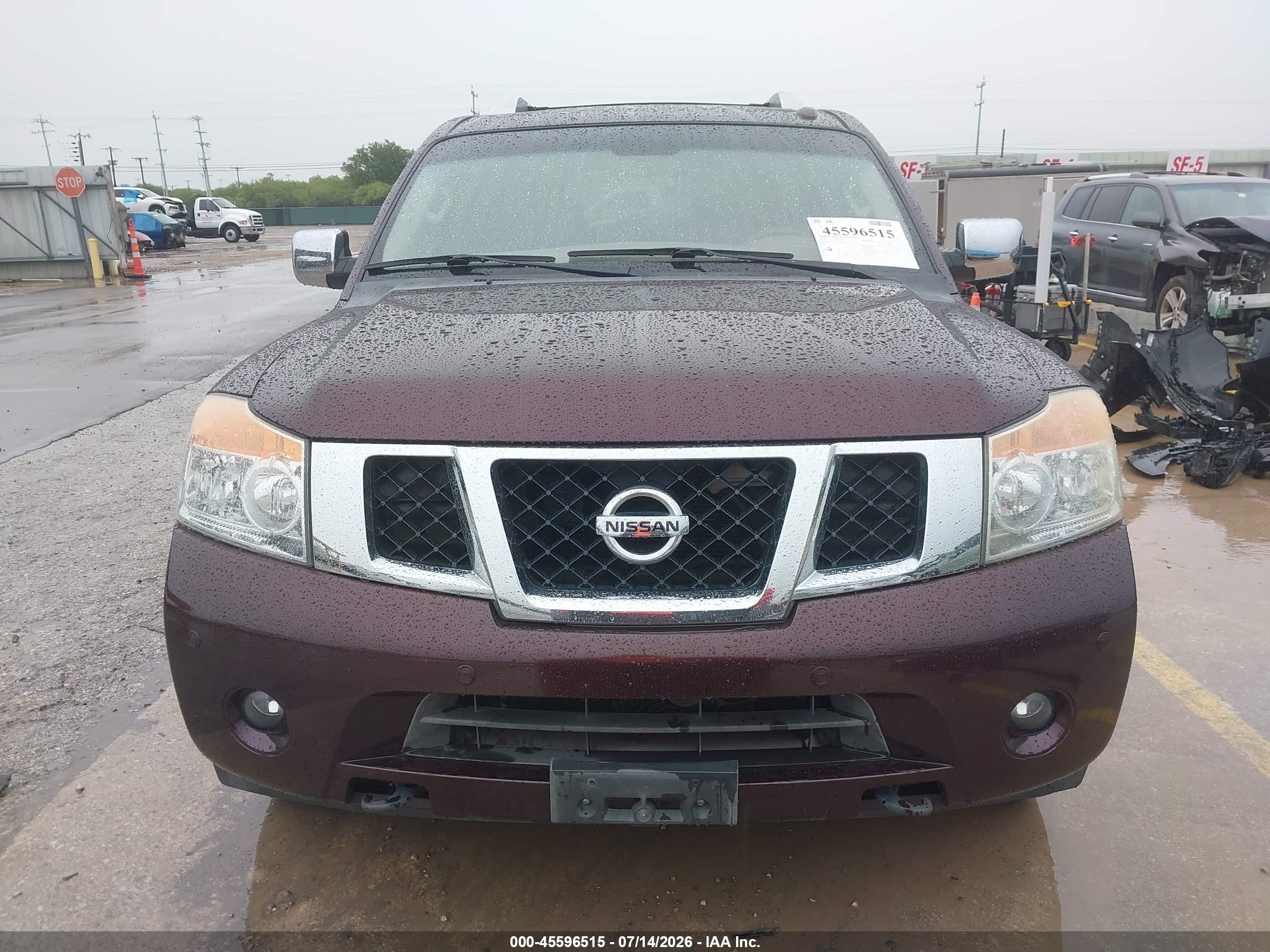 2013 Nissan Armada Platinum Purple vin: 5N1BA0NF8DN615581