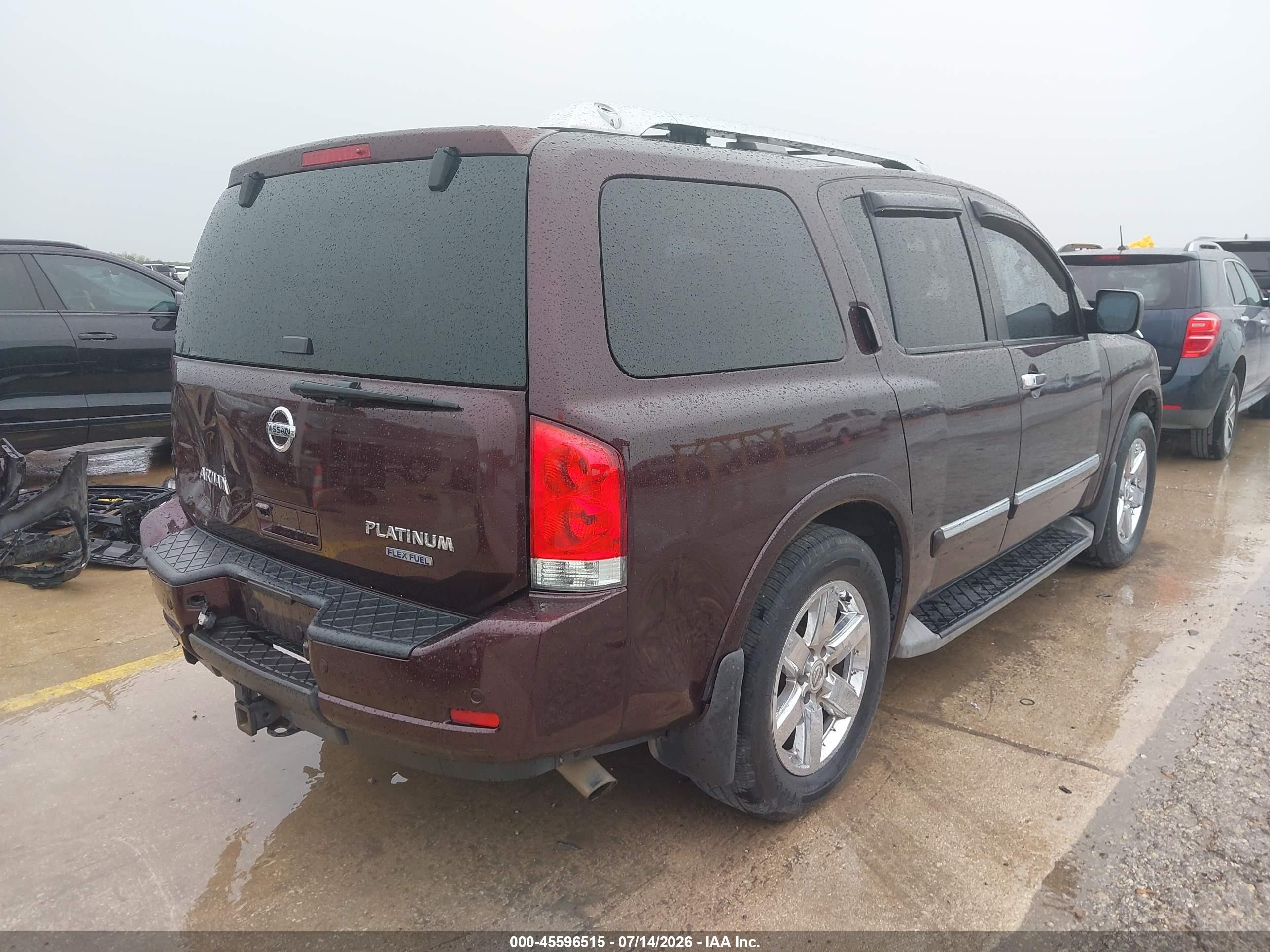 2013 Nissan Armada Platinum Purple vin: 5N1BA0NF8DN615581