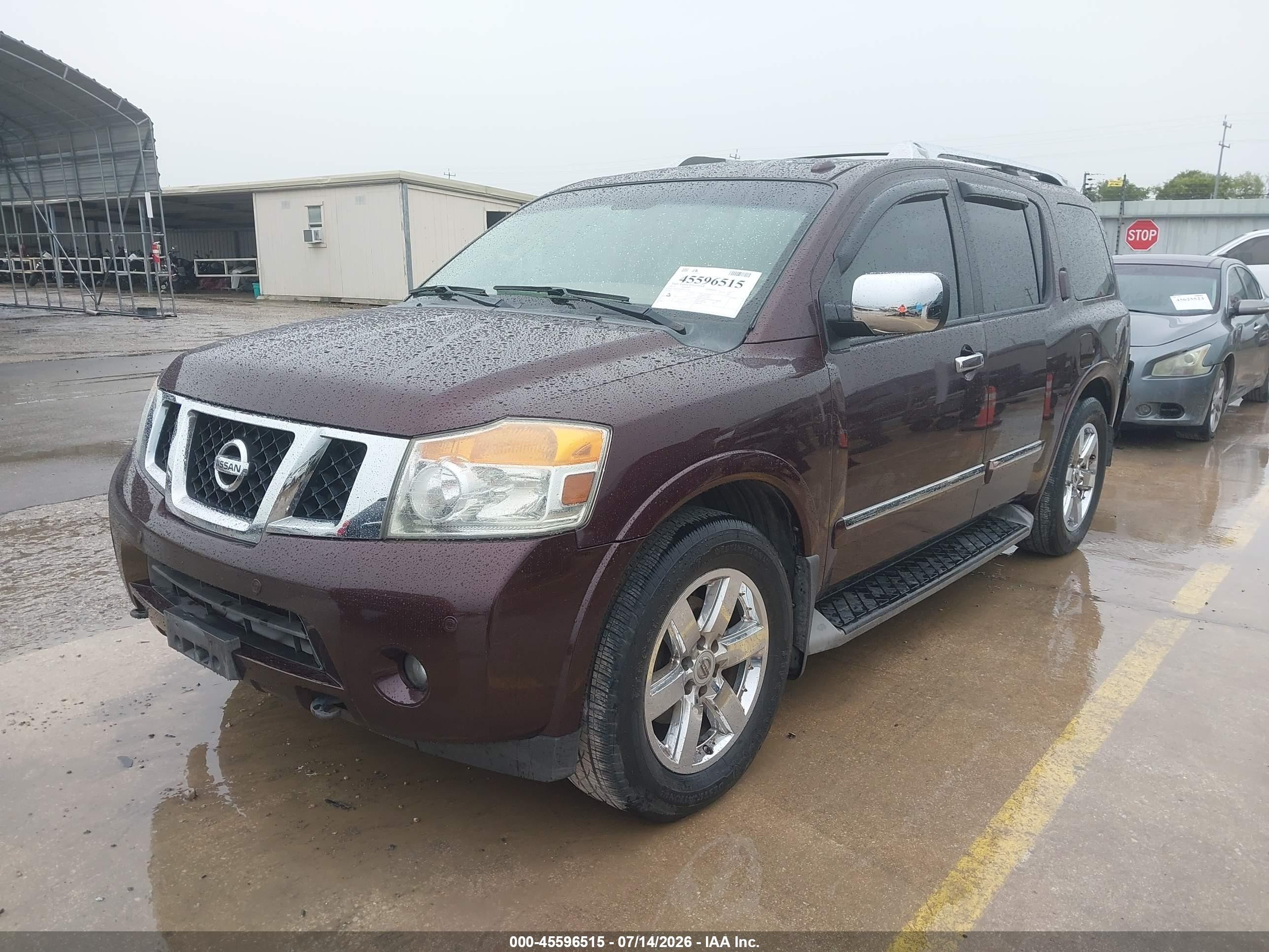 2013 Nissan Armada Platinum Purple vin: 5N1BA0NF8DN615581