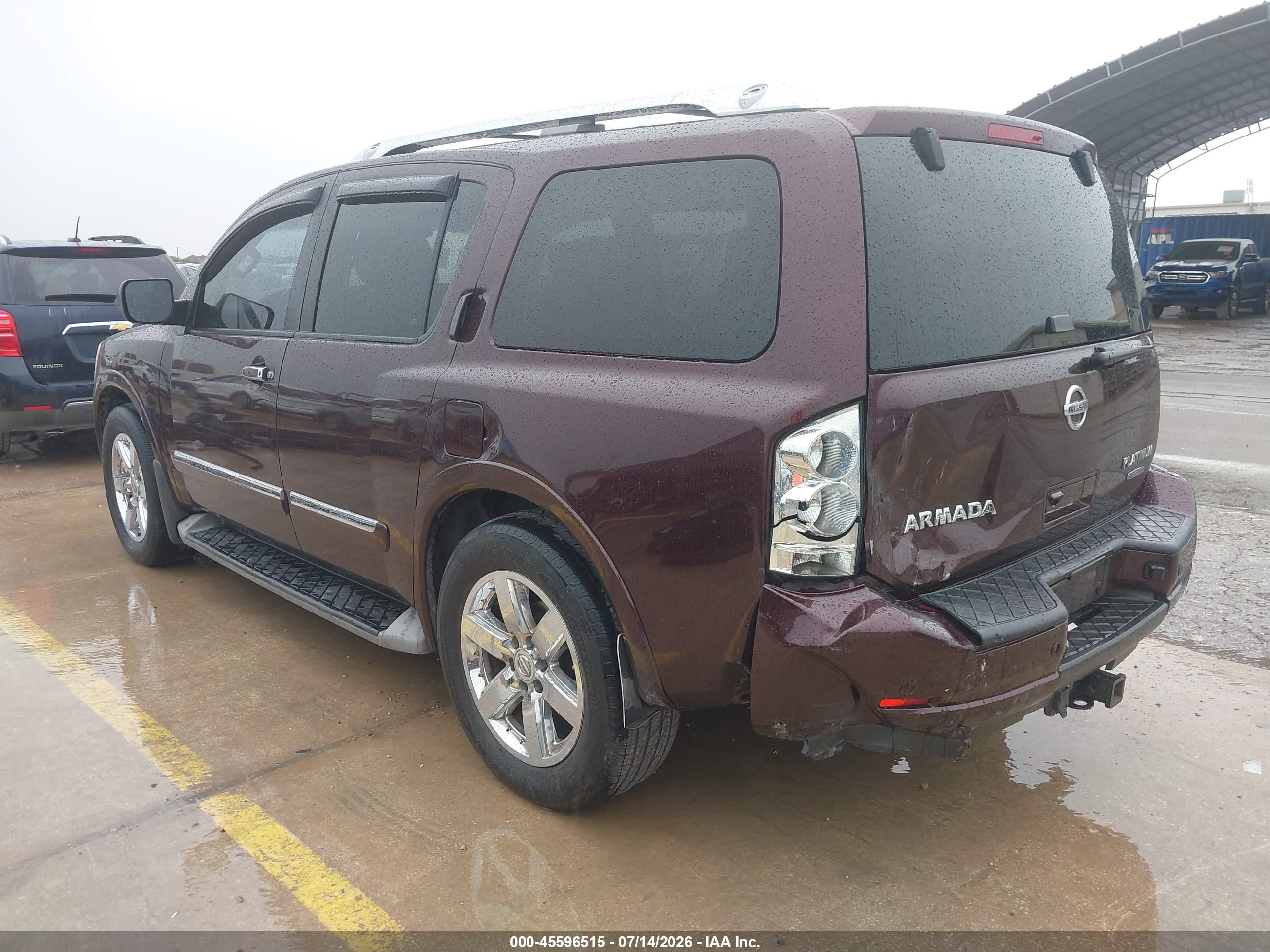 2013 Nissan Armada Platinum Purple vin: 5N1BA0NF8DN615581