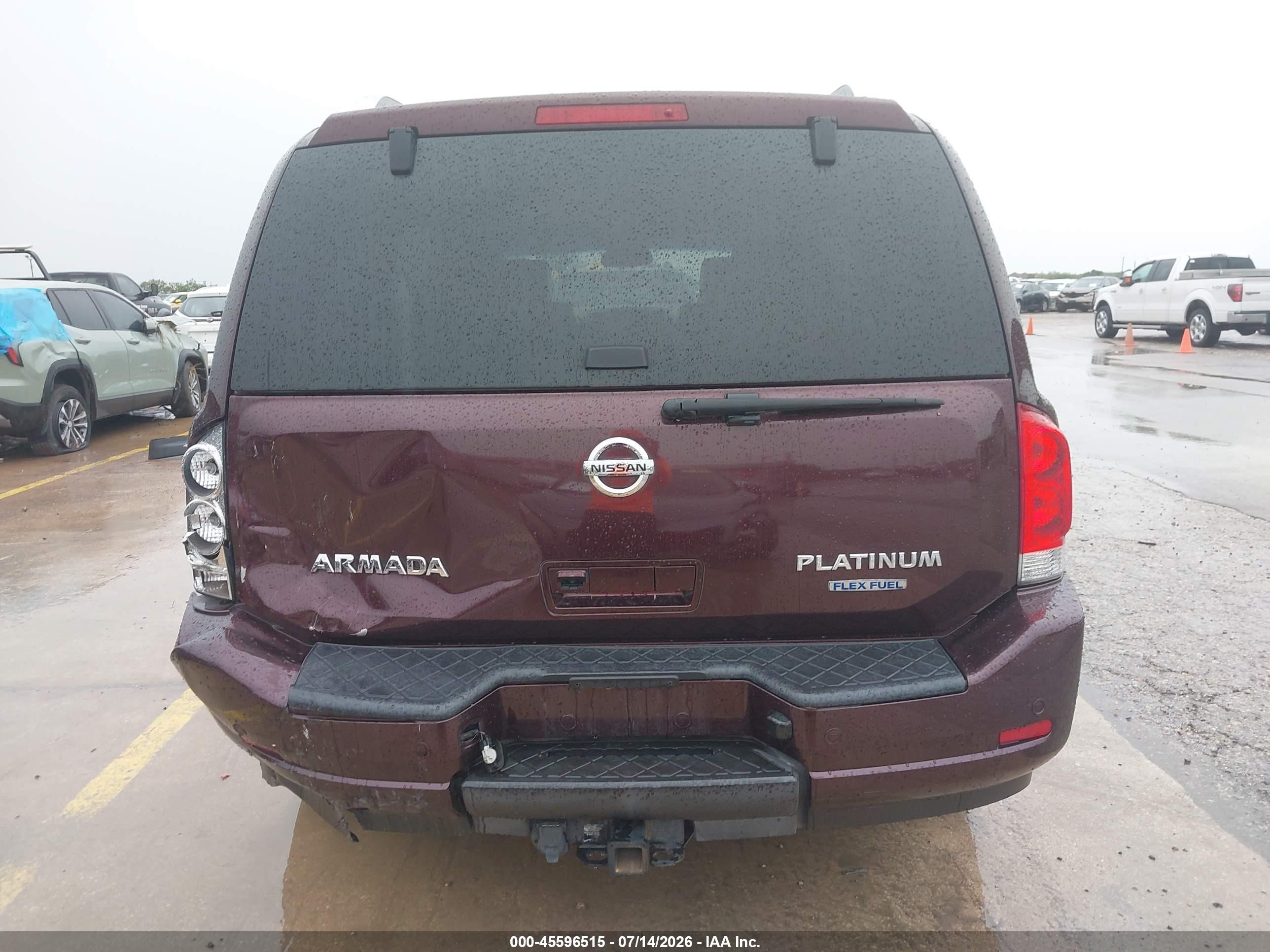 2013 Nissan Armada Platinum Purple vin: 5N1BA0NF8DN615581