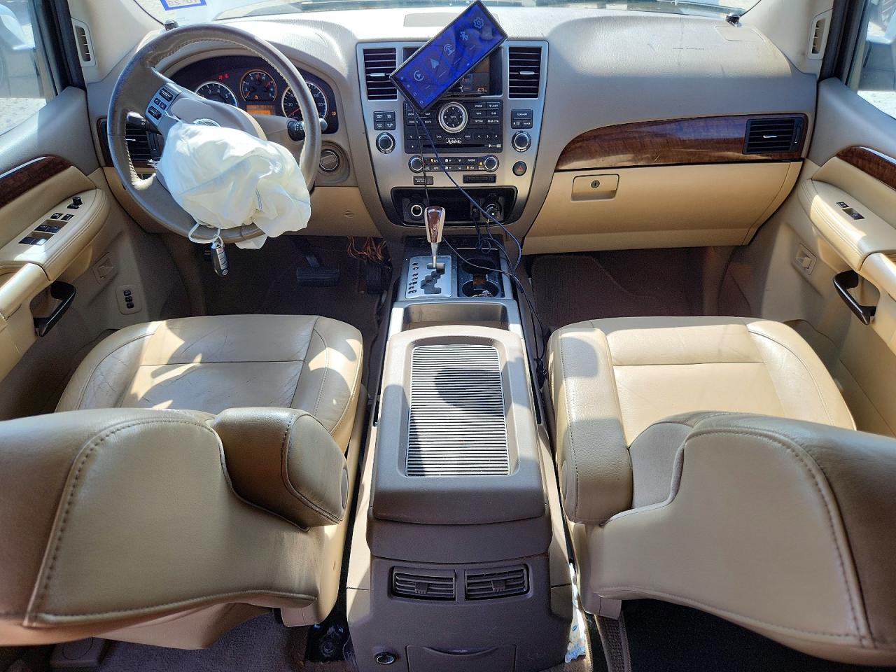 2011 Nissan Armada Platinum White vin: 5N1BA0NF9BN600780