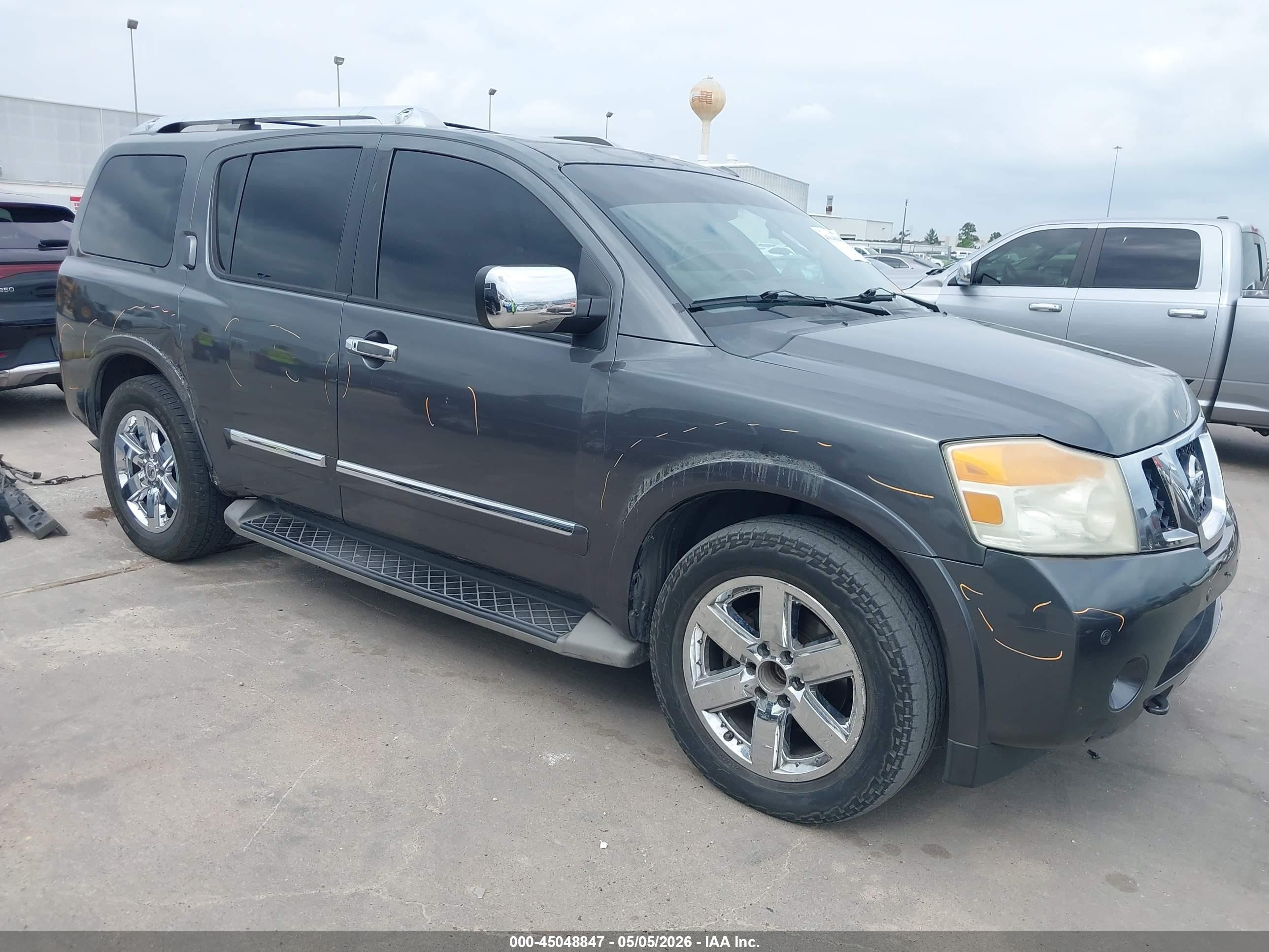2012 Nissan Armada Platinum Gray vin: 5N1BA0NF9CN613787