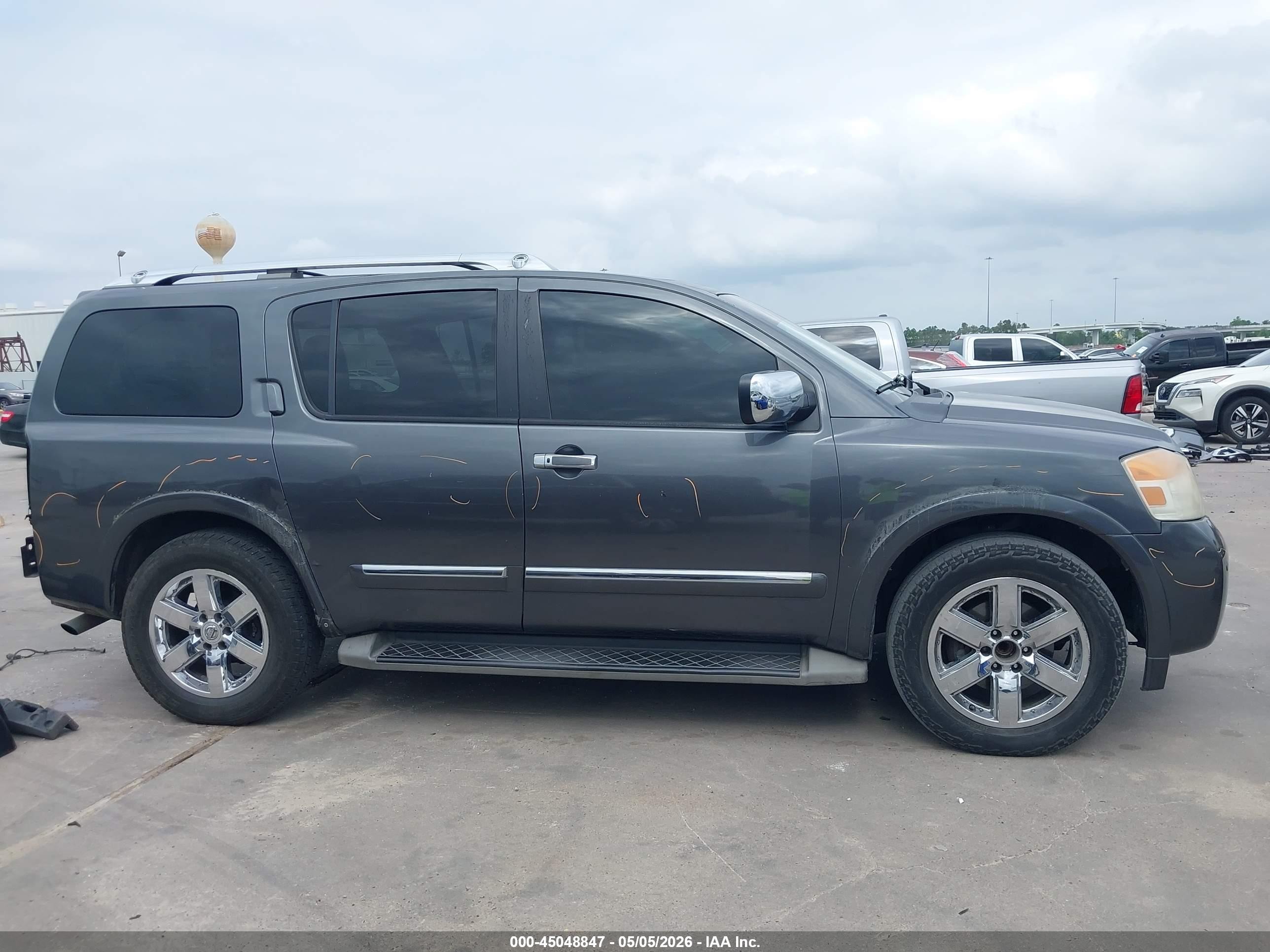 2012 Nissan Armada Platinum Gray vin: 5N1BA0NF9CN613787