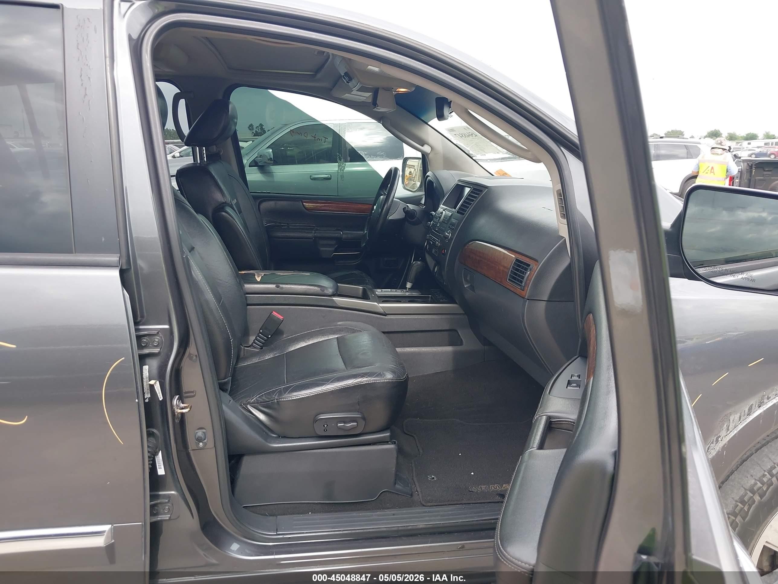 2012 Nissan Armada Platinum Gray vin: 5N1BA0NF9CN613787