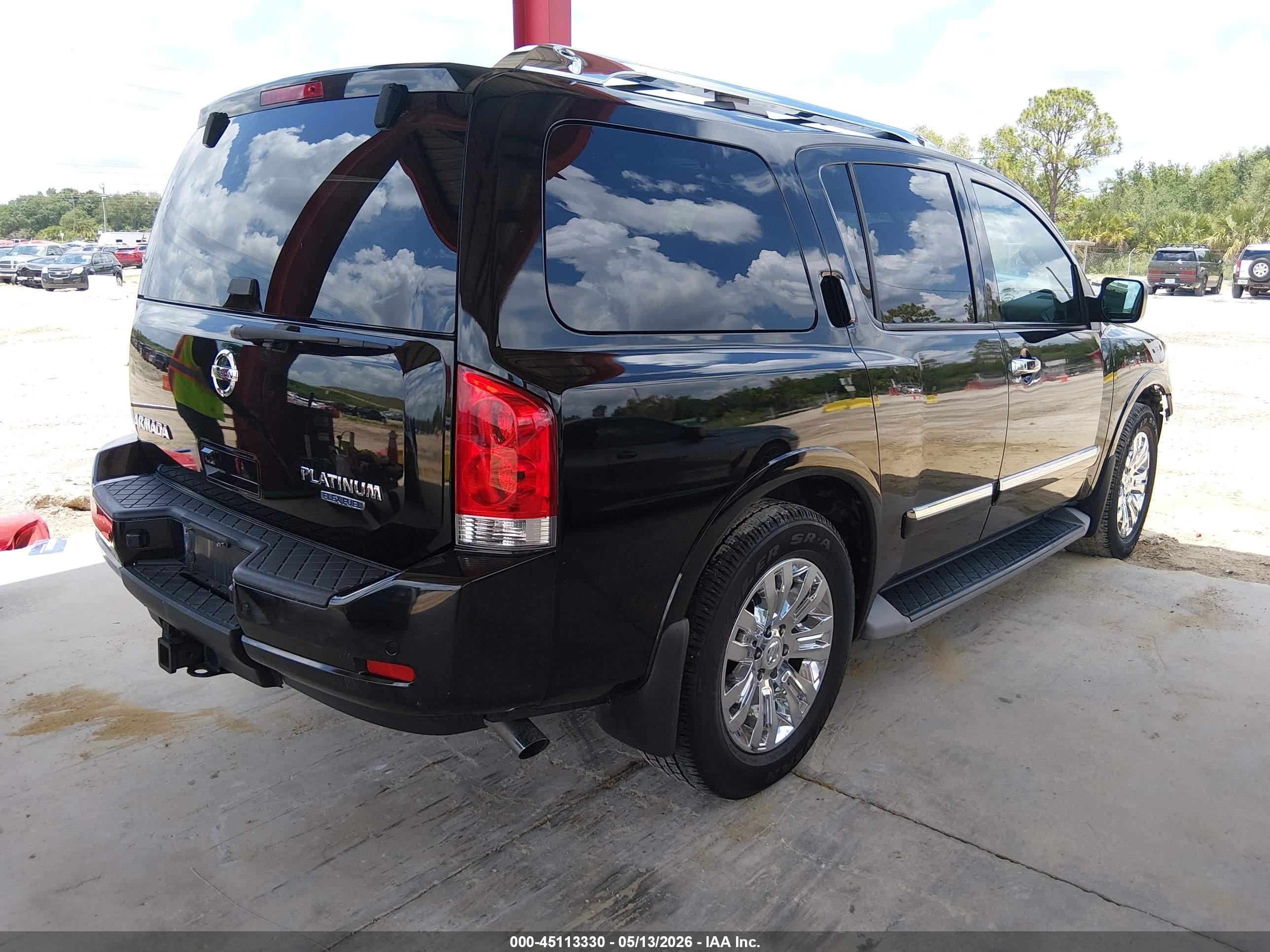 2015 Nissan Armada Platinum Black vin: 5N1BA0NF9FN622977