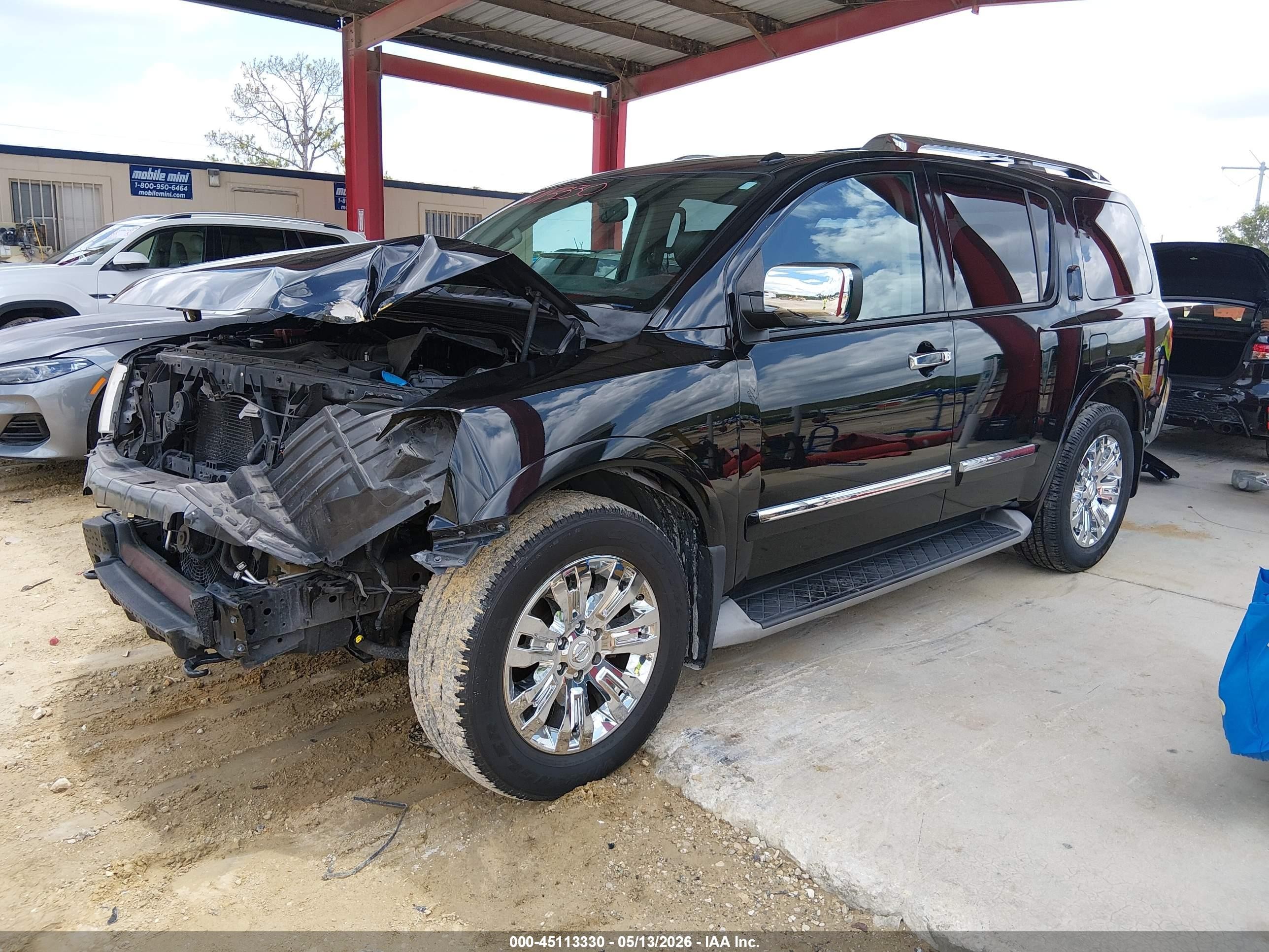 2015 Nissan Armada Platinum Black vin: 5N1BA0NF9FN622977