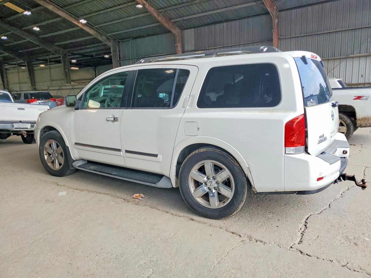 2011 Nissan Armada Platinum White vin: 5N1BA0NFXBN610153
