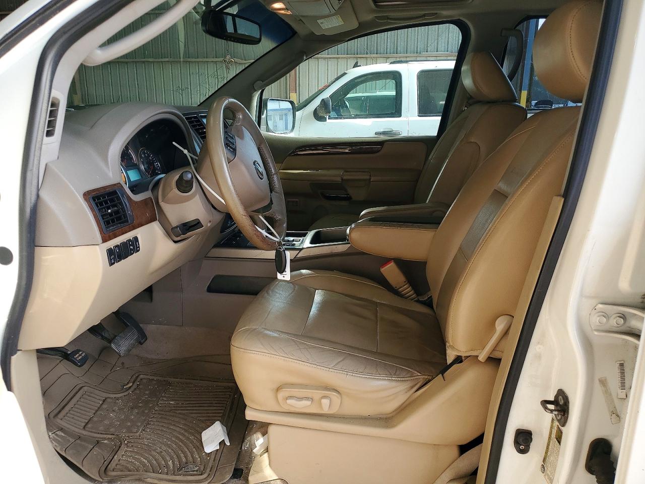 2011 Nissan Armada Platinum White vin: 5N1BA0NFXBN610153