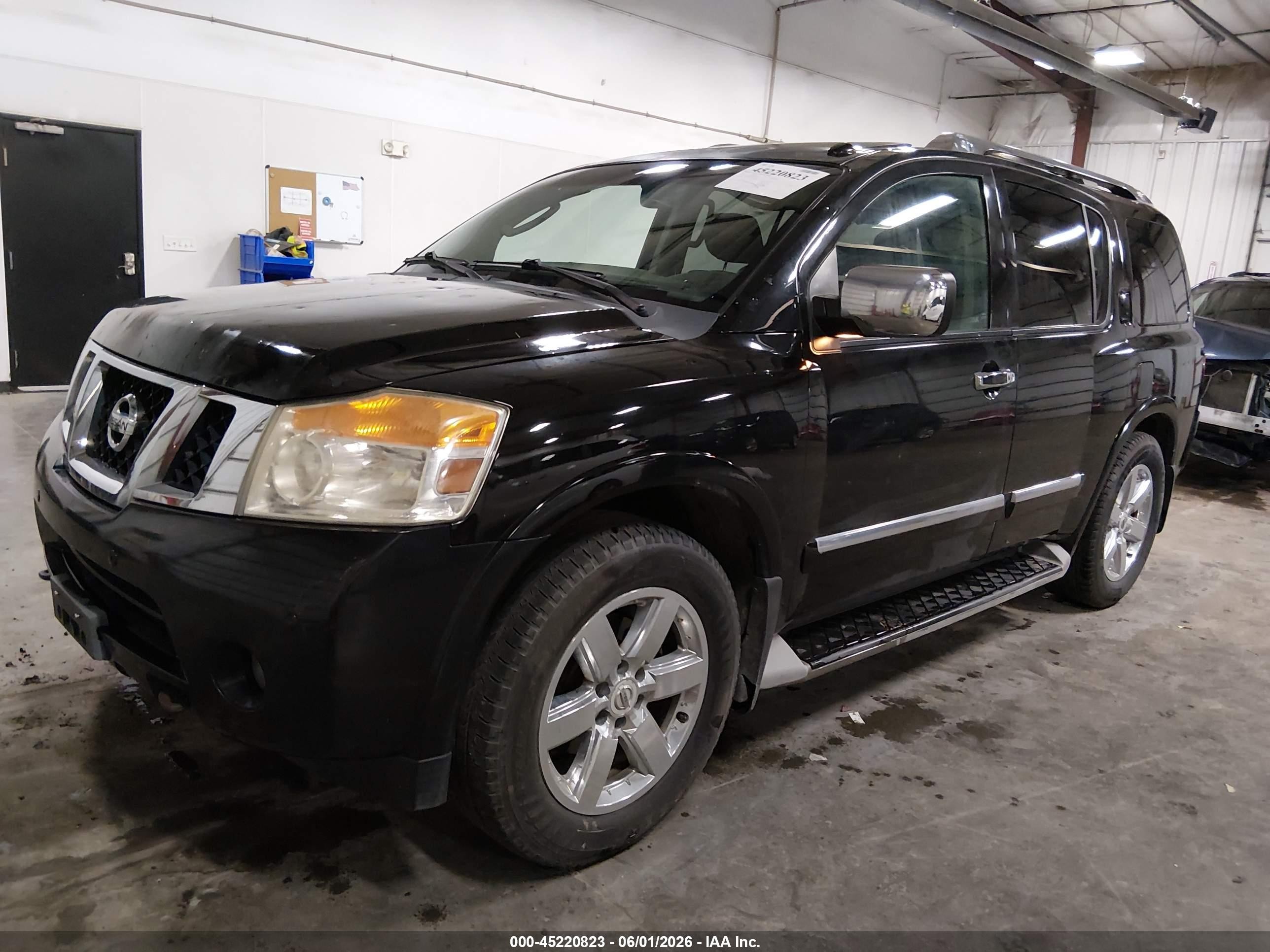 2011 Nissan Armada Platinum Black vin: 5N1BA0NFXBN623730