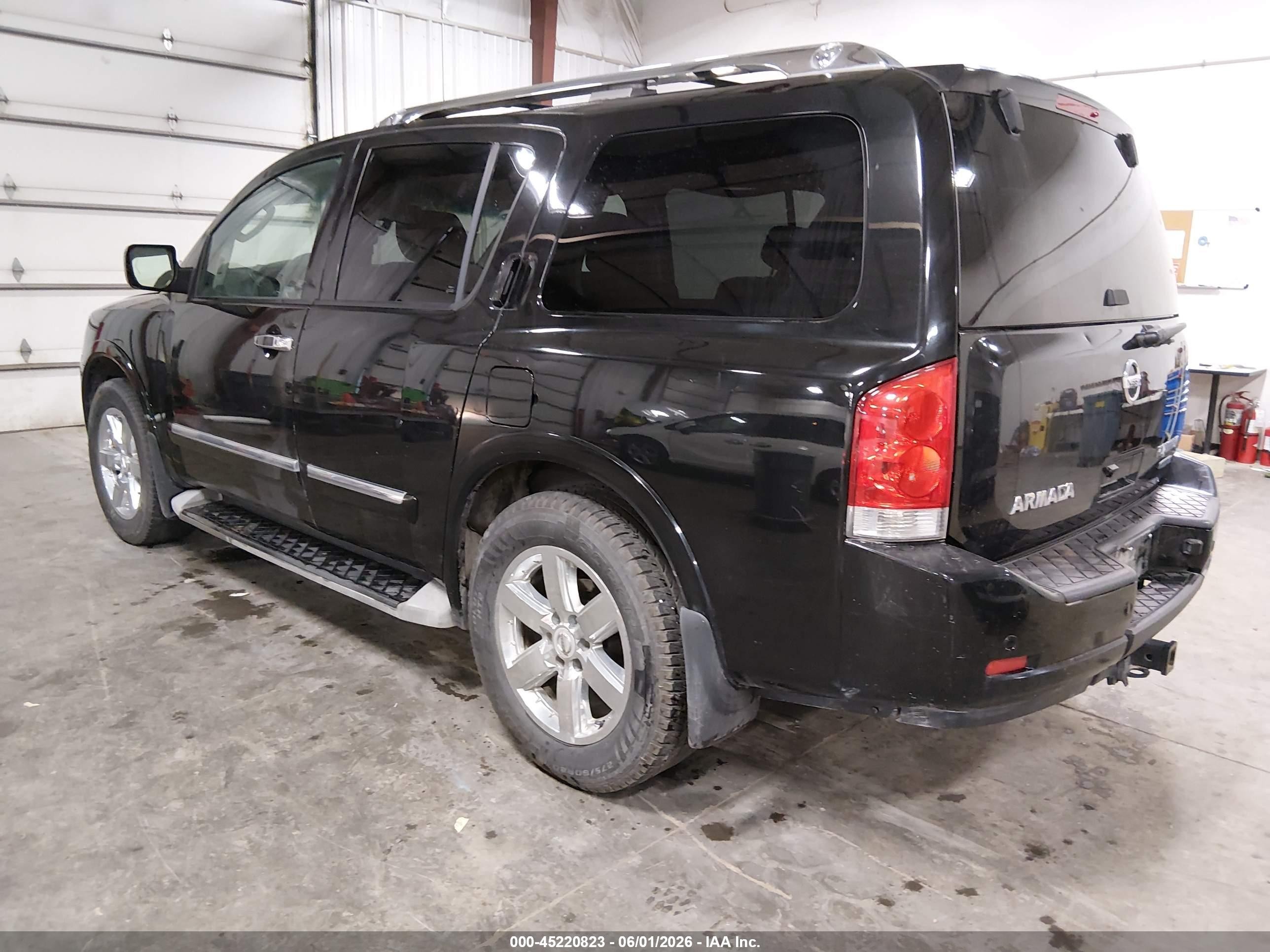 2011 Nissan Armada Platinum Black vin: 5N1BA0NFXBN623730