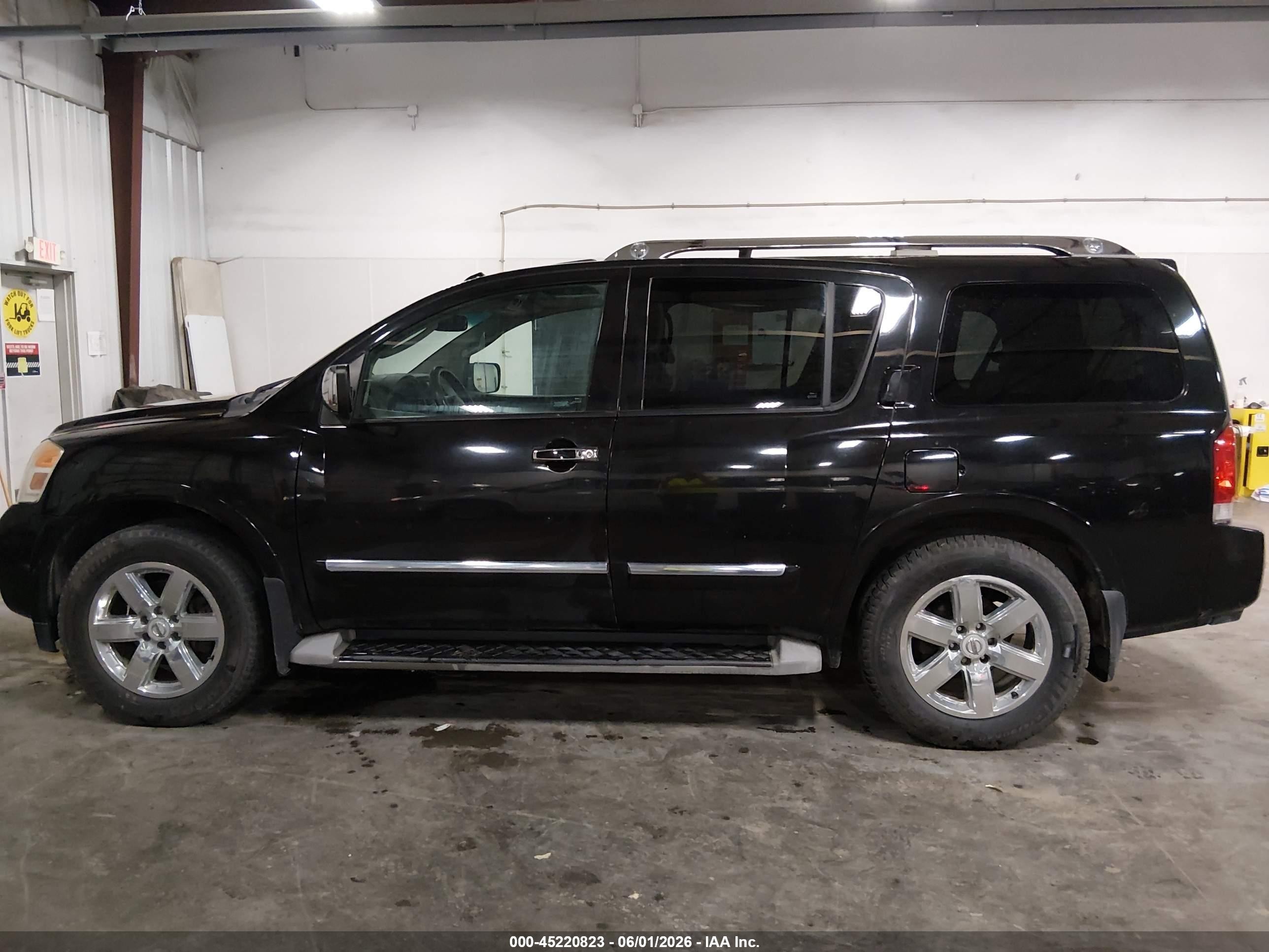 2011 Nissan Armada Platinum Black vin: 5N1BA0NFXBN623730