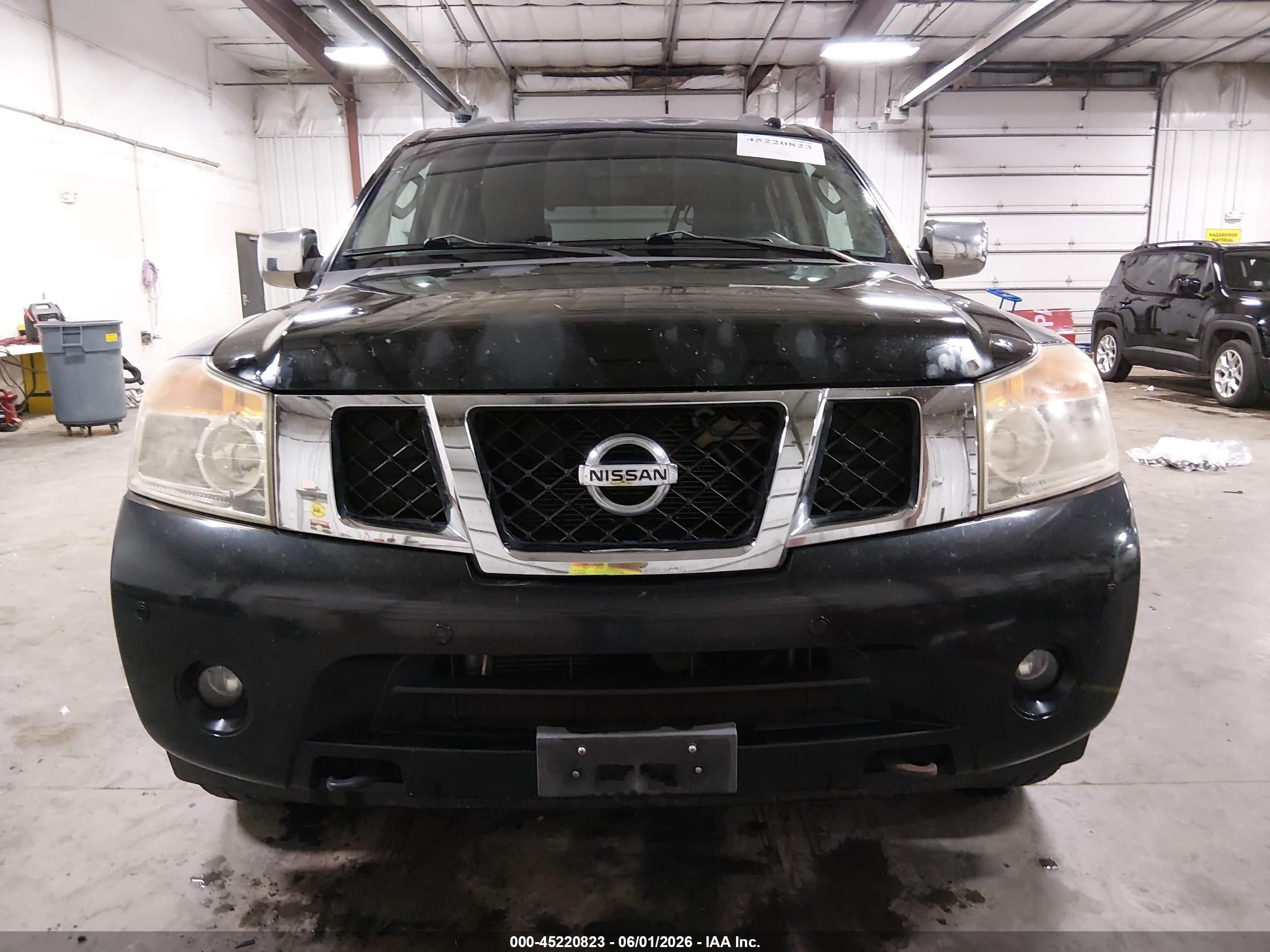 2011 Nissan Armada Platinum Black vin: 5N1BA0NFXBN623730