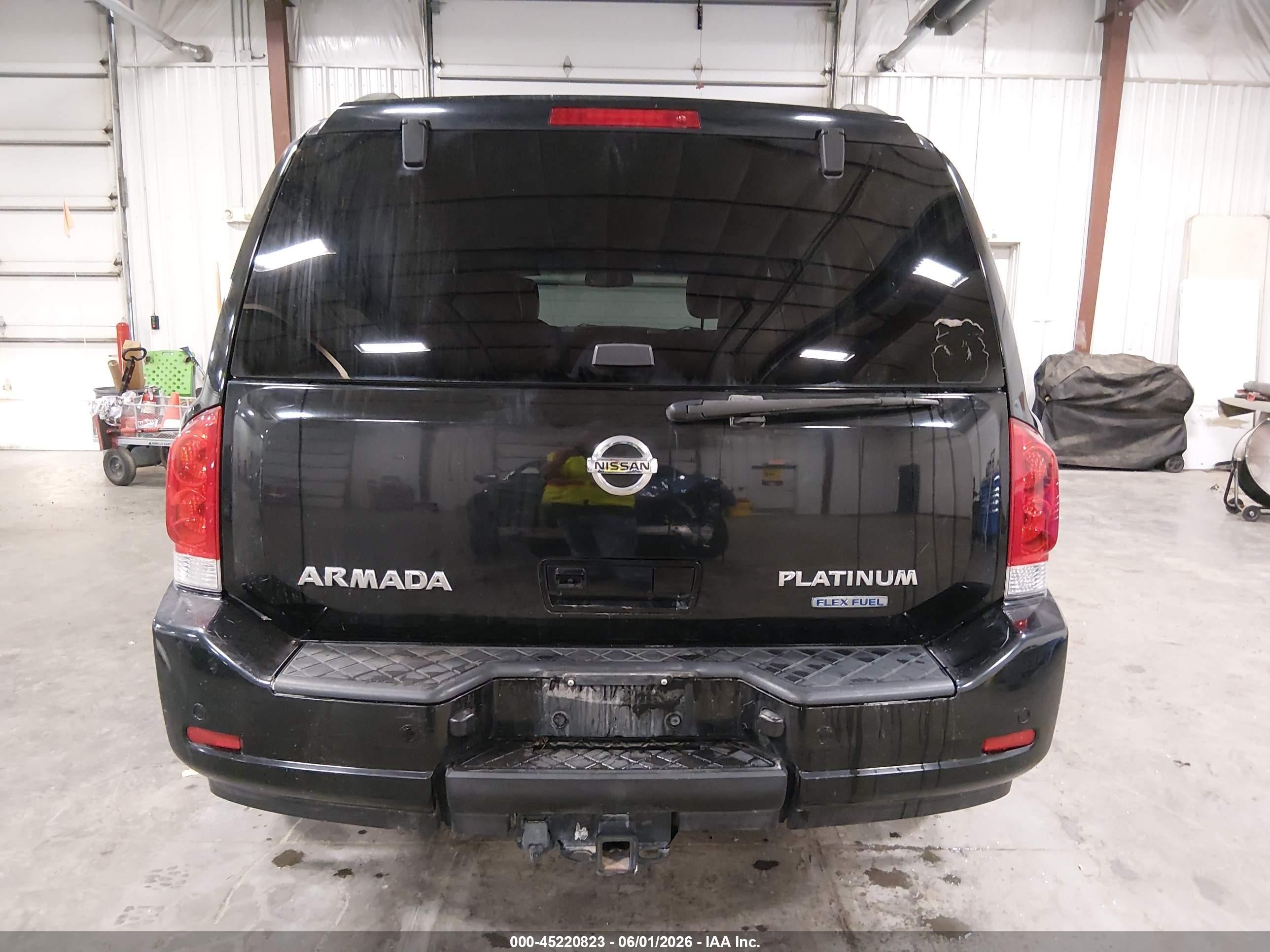 2011 Nissan Armada Platinum Black vin: 5N1BA0NFXBN623730