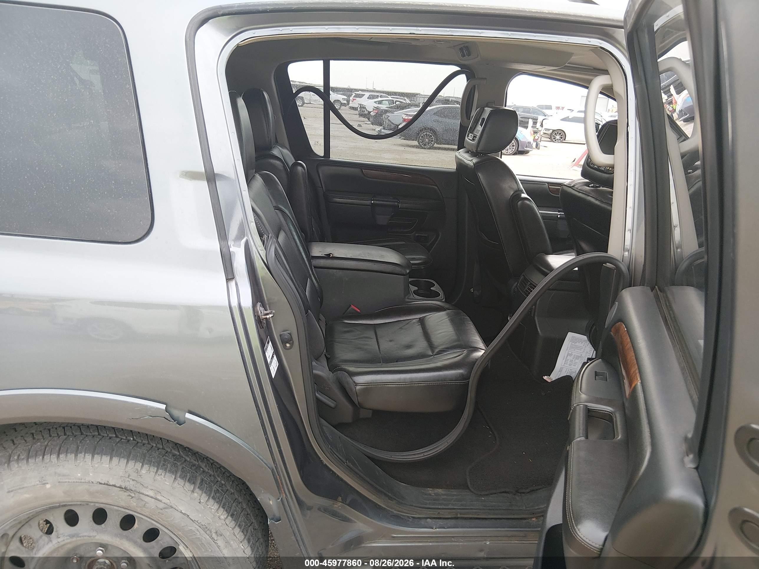 2013 Nissan Armada Platinum Серый vin: 5N1BA0NFXDN604923