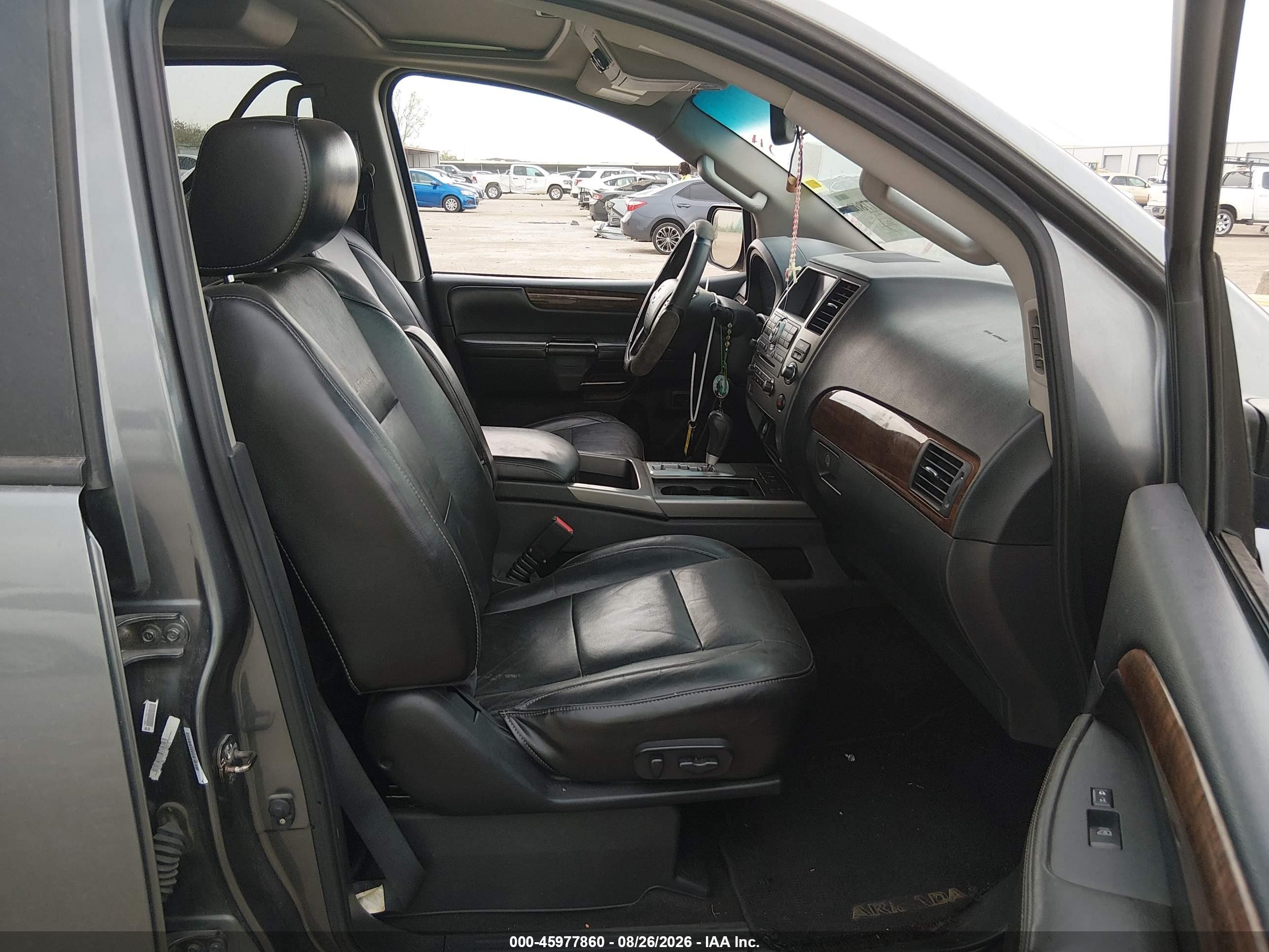 2013 Nissan Armada Platinum Серый vin: 5N1BA0NFXDN604923