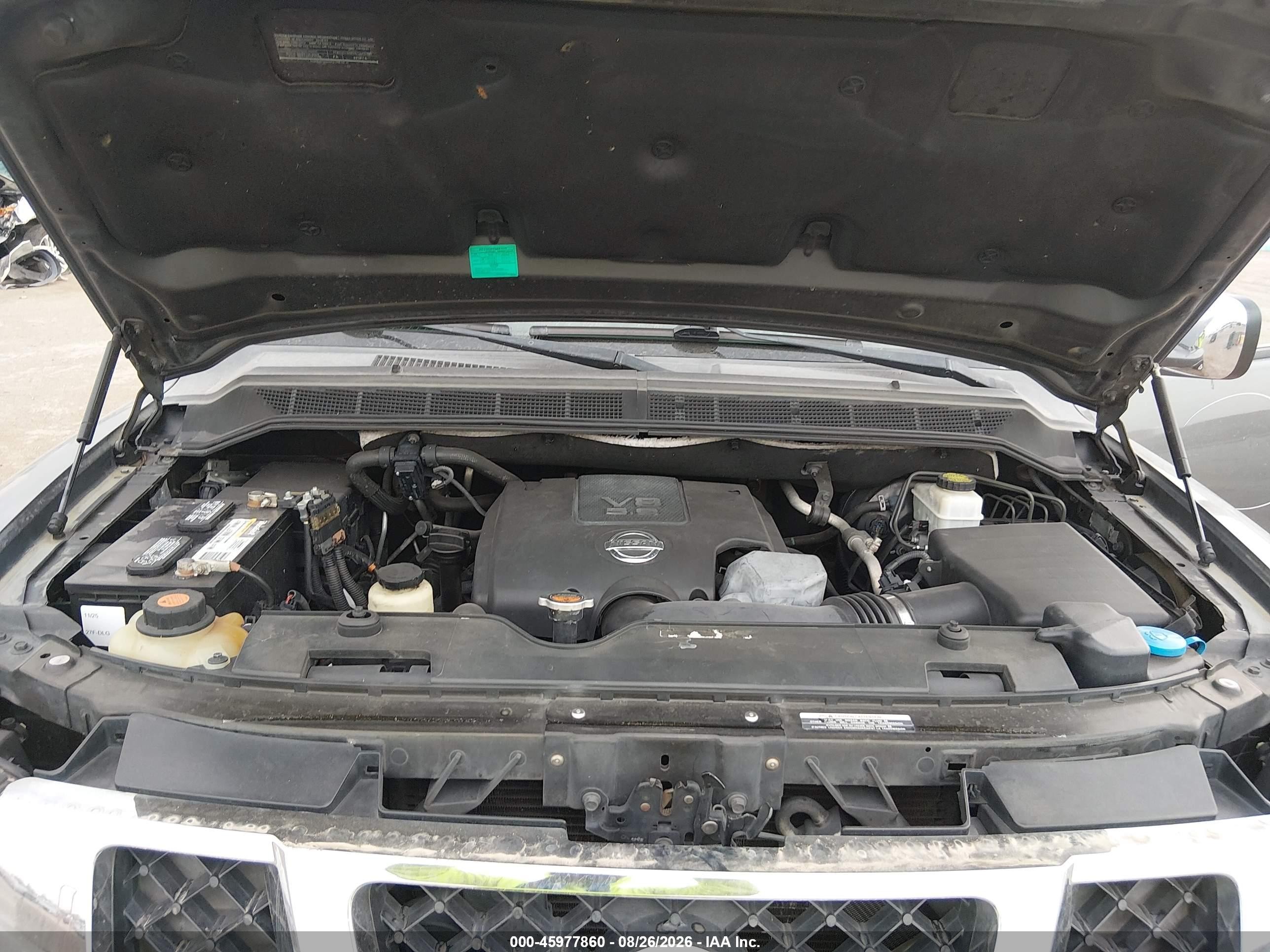 2013 Nissan Armada Platinum Серый vin: 5N1BA0NFXDN604923