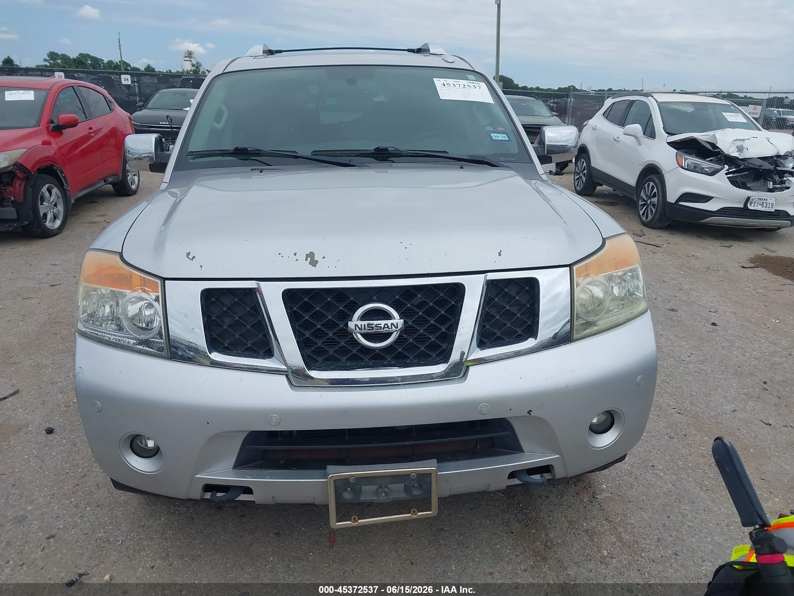 2013 Nissan Armada Platinum Серебряный vin: 5N1BA0NFXDN605103