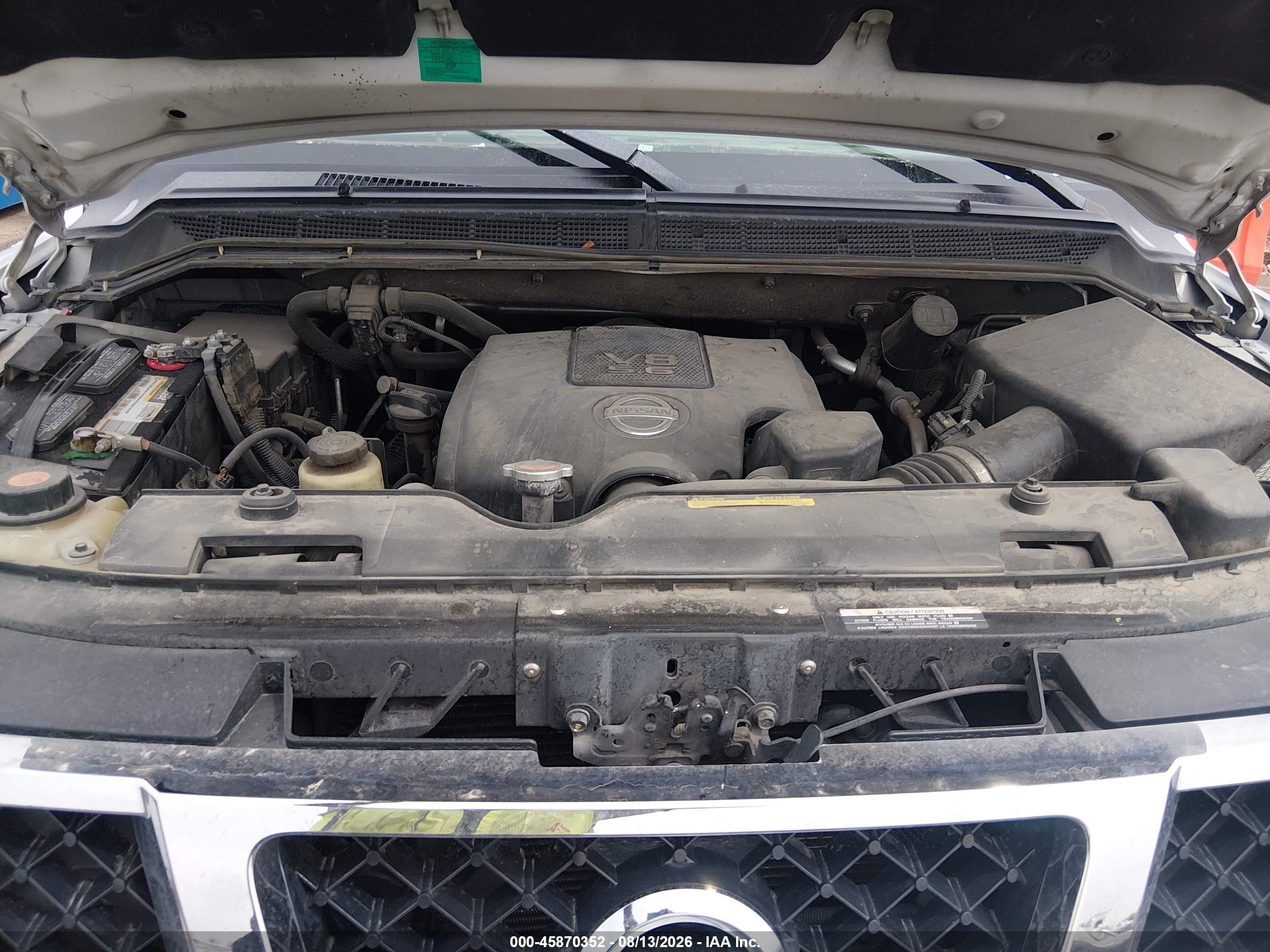 2013 Nissan Armada Platinum Белый vin: 5N1BA0NFXDN615663