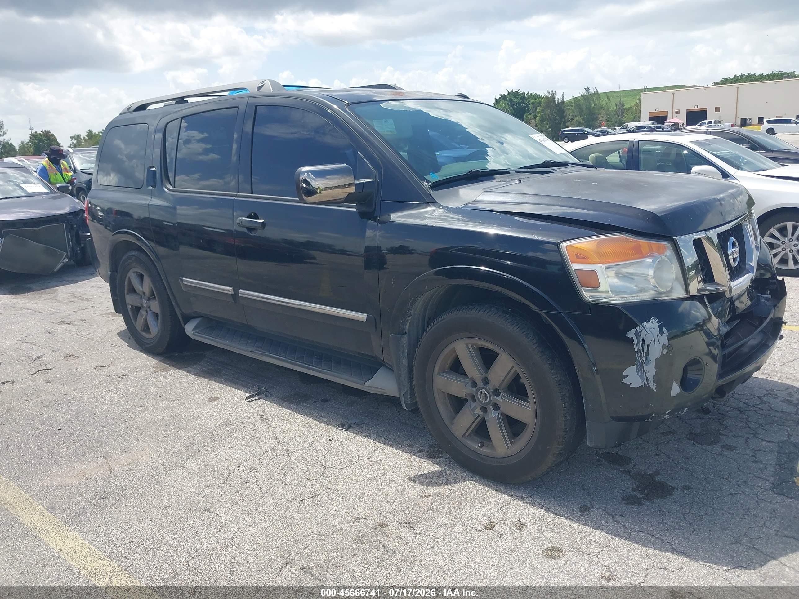 2014 Nissan Armada Platinum/sl/sv Черный vin: 5N1BA0NFXEN613297