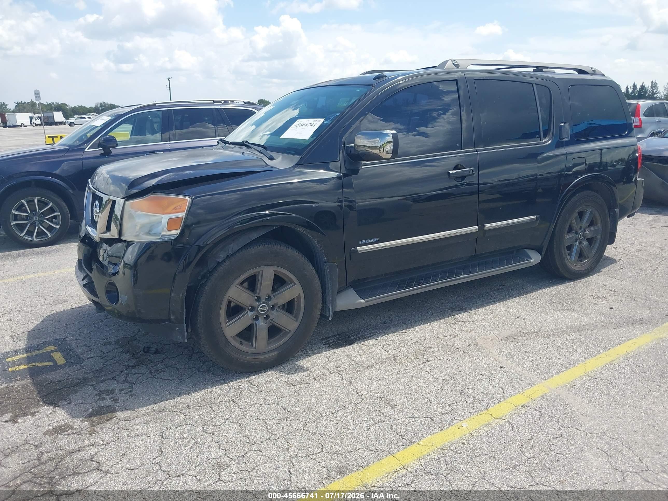2014 Nissan Armada Platinum/sl/sv Черный vin: 5N1BA0NFXEN613297