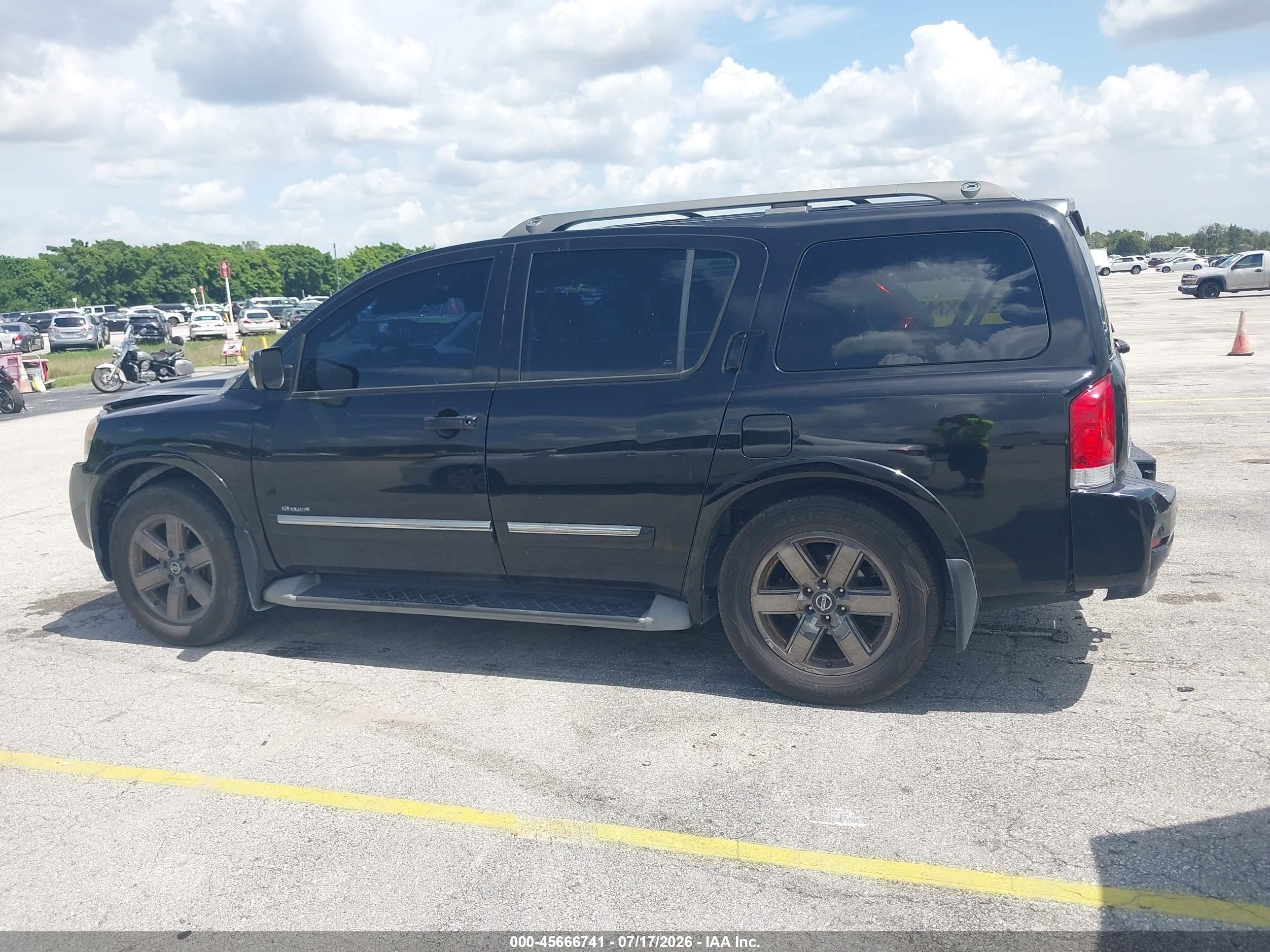 2014 Nissan Armada Platinum/sl/sv Черный vin: 5N1BA0NFXEN613297