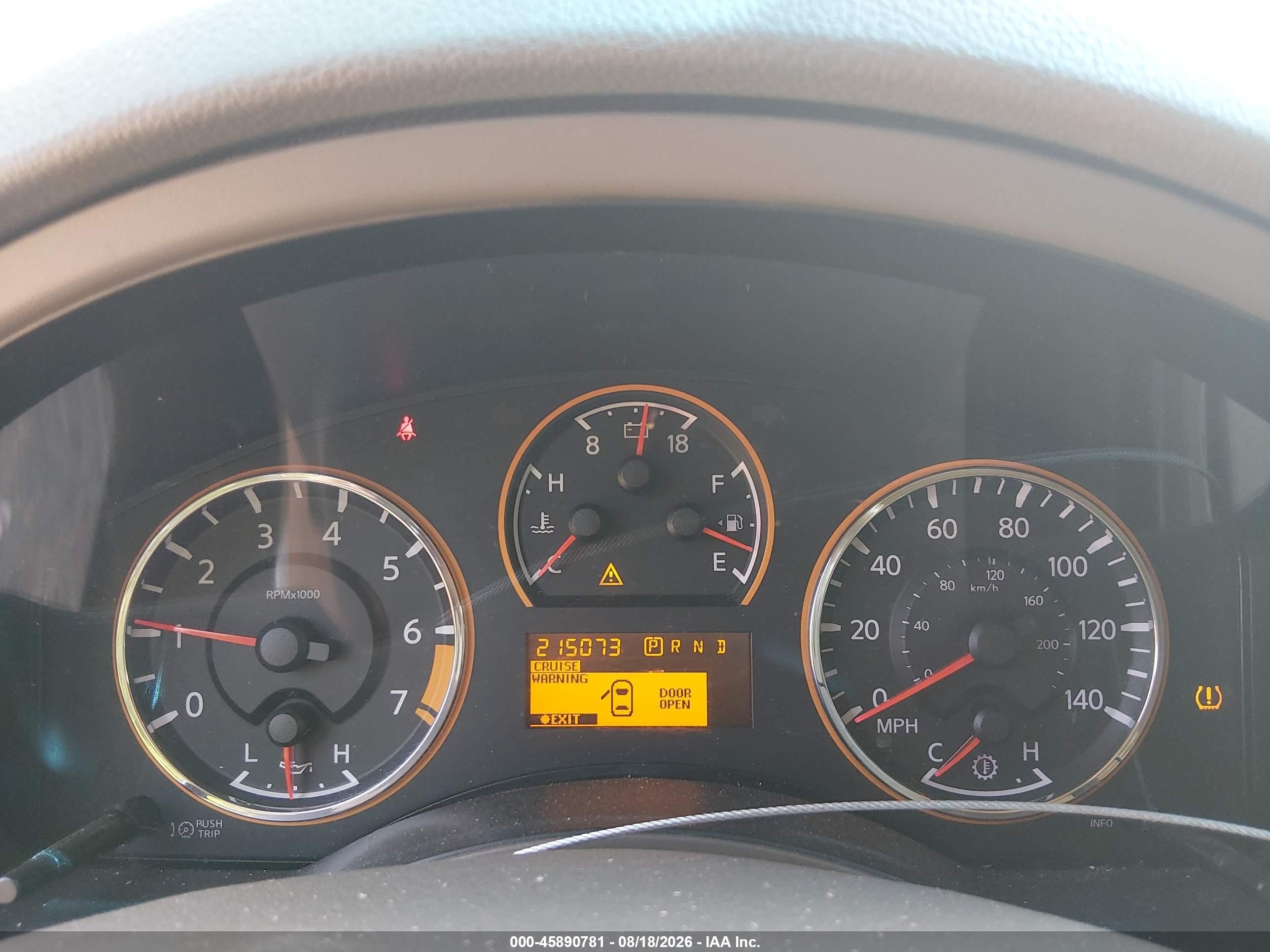 2015 Nissan Armada Platinum White vin: 5N1BA0NFXFN611759