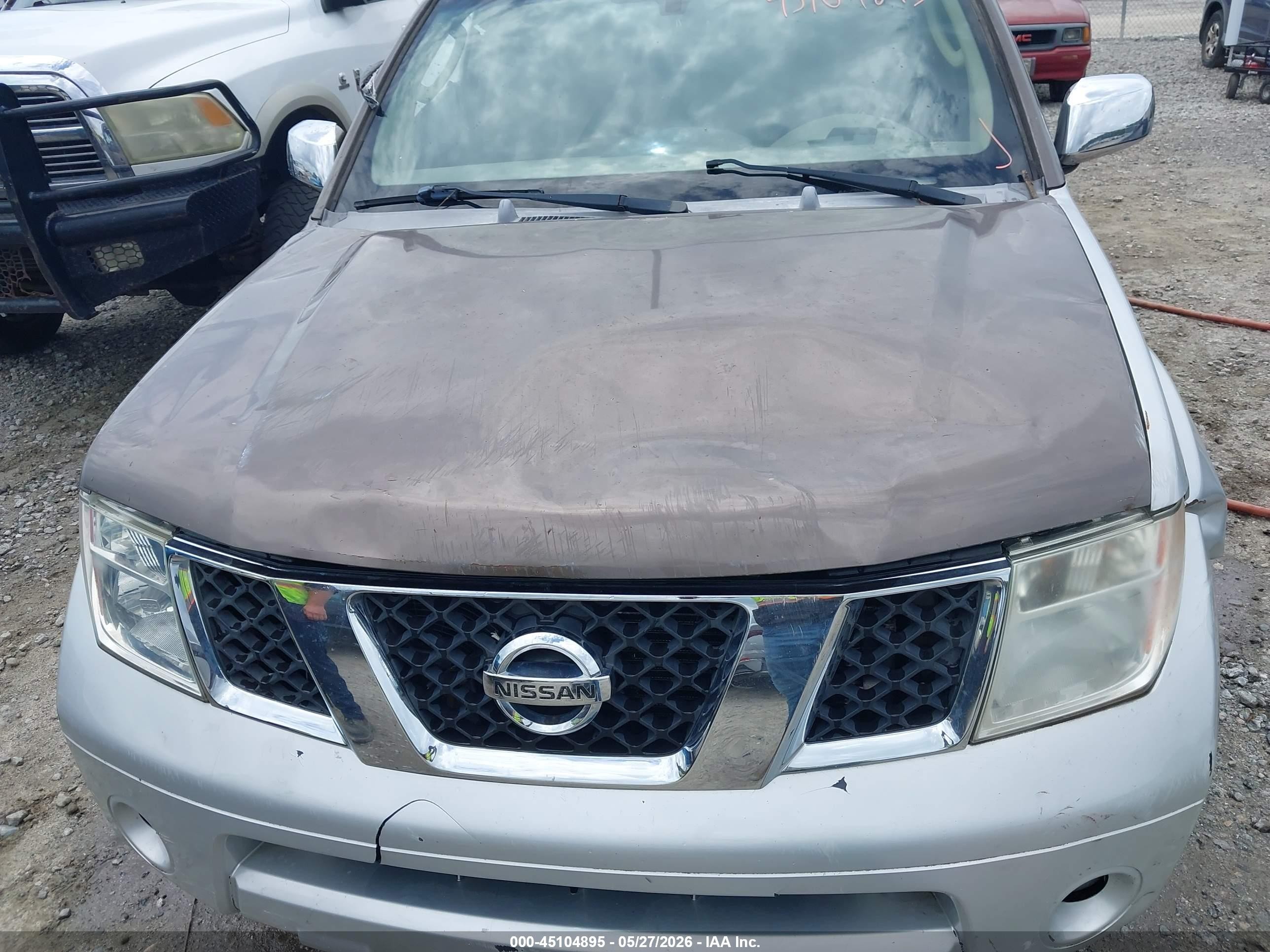 2008 Nissan Pathfinder Le V8 Brown vin: 5N1BR18A48C601600
