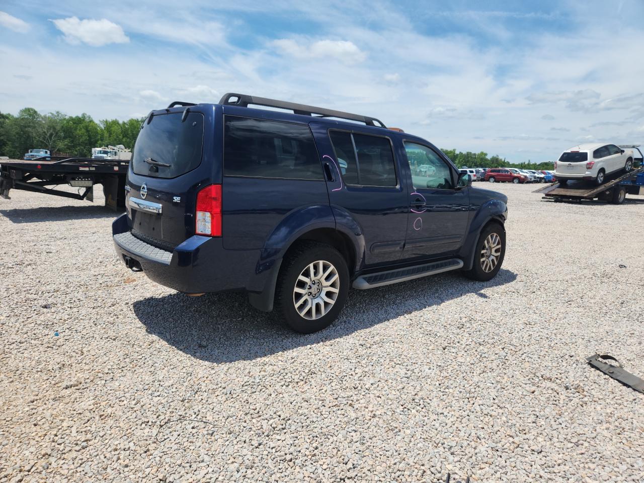 2008 Nissan Pathfinder Se V8 Синий vin: 5N1BR18A68C623971