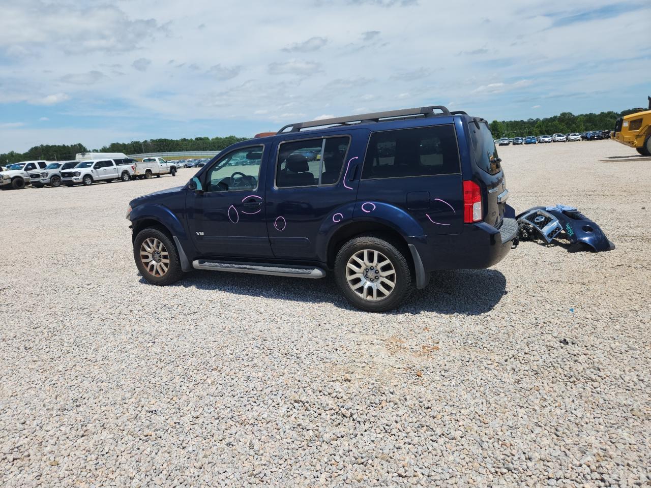 2008 Nissan Pathfinder Se V8 Синий vin: 5N1BR18A68C623971