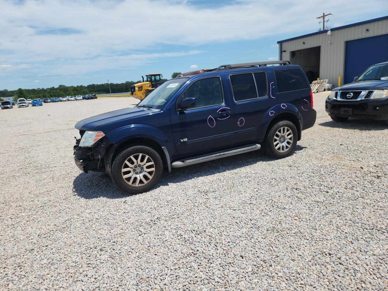 2008 Nissan Pathfinder Se V8 Синий vin: 5N1BR18A68C623971