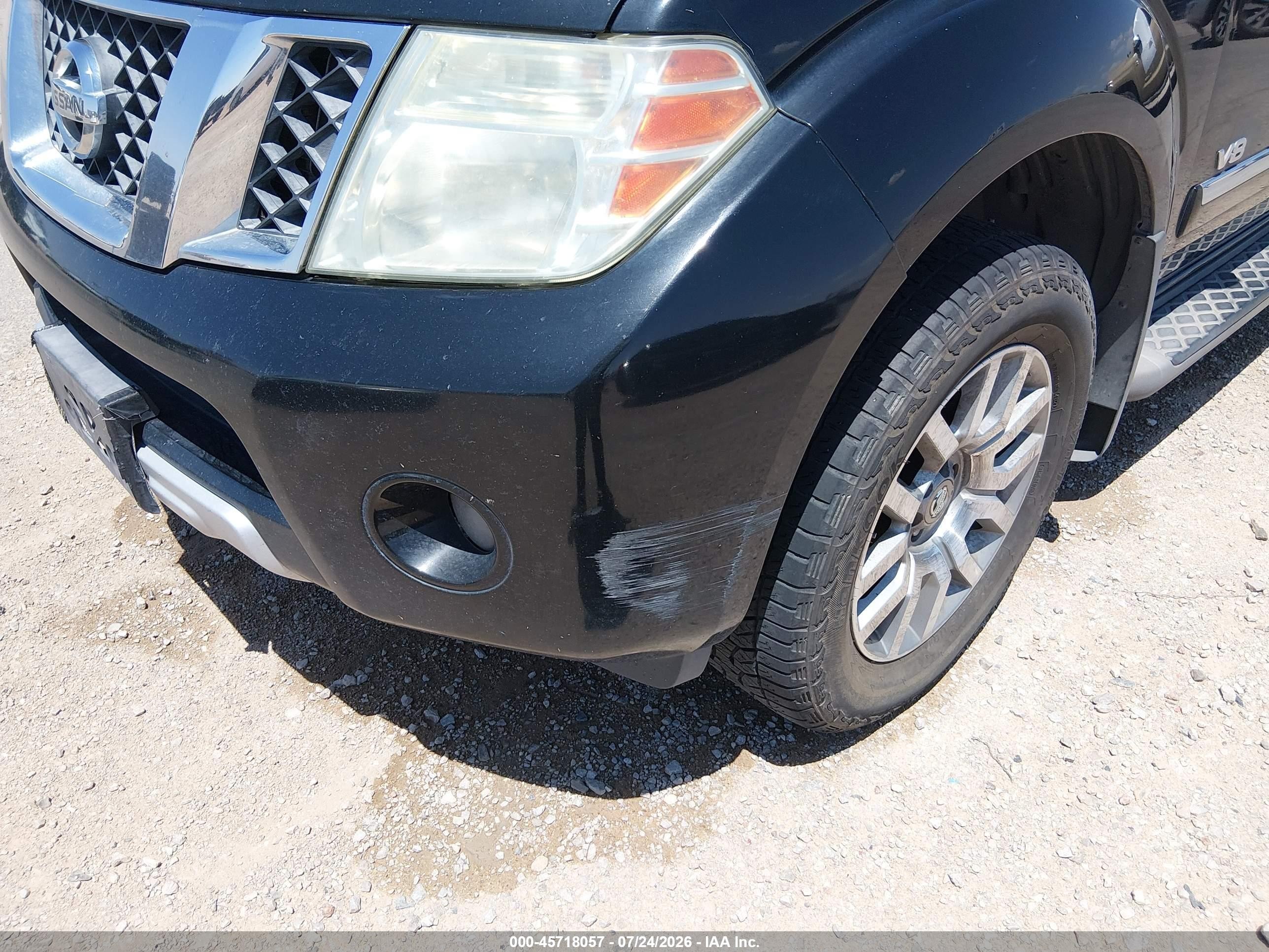 2008 Nissan Pathfinder Le V8 Черный vin: 5N1BR18A78C632064