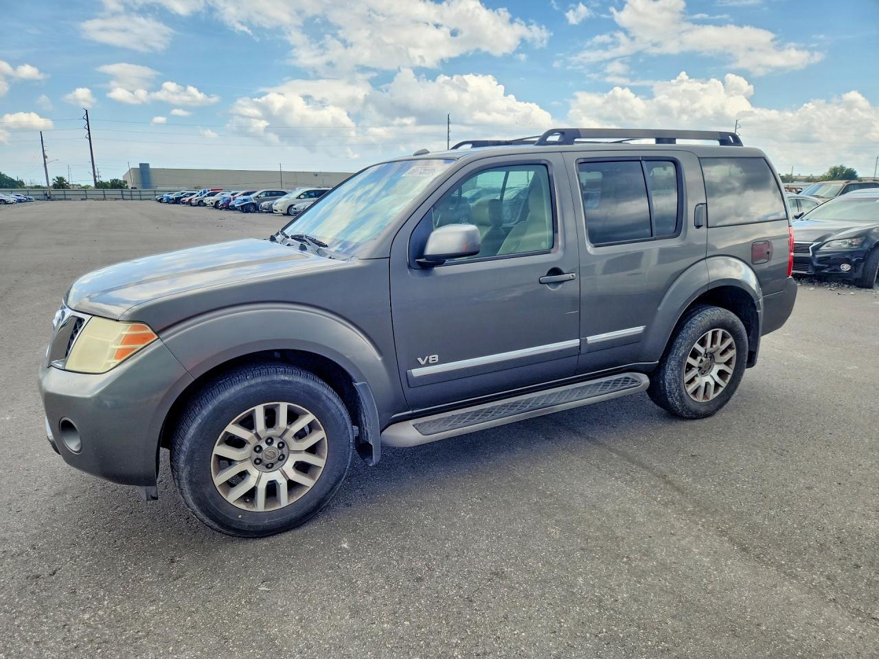 2008 Nissan Pathfinder Se V8 Gray vin: 5N1BR18A98C621325