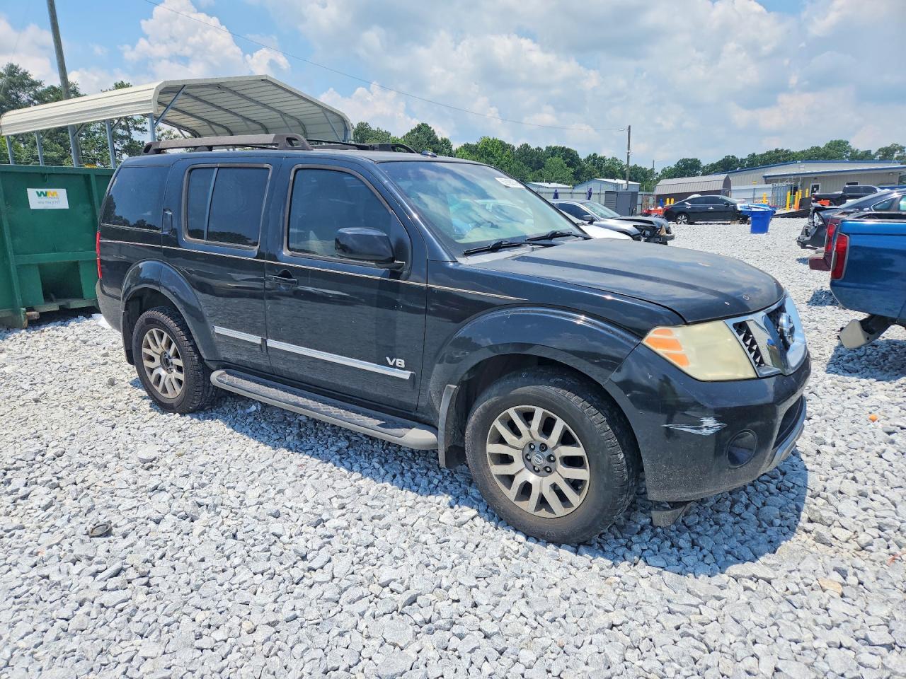 2008 Nissan Pathfinder Se V8 Black vin: 5N1BR18B48C618907