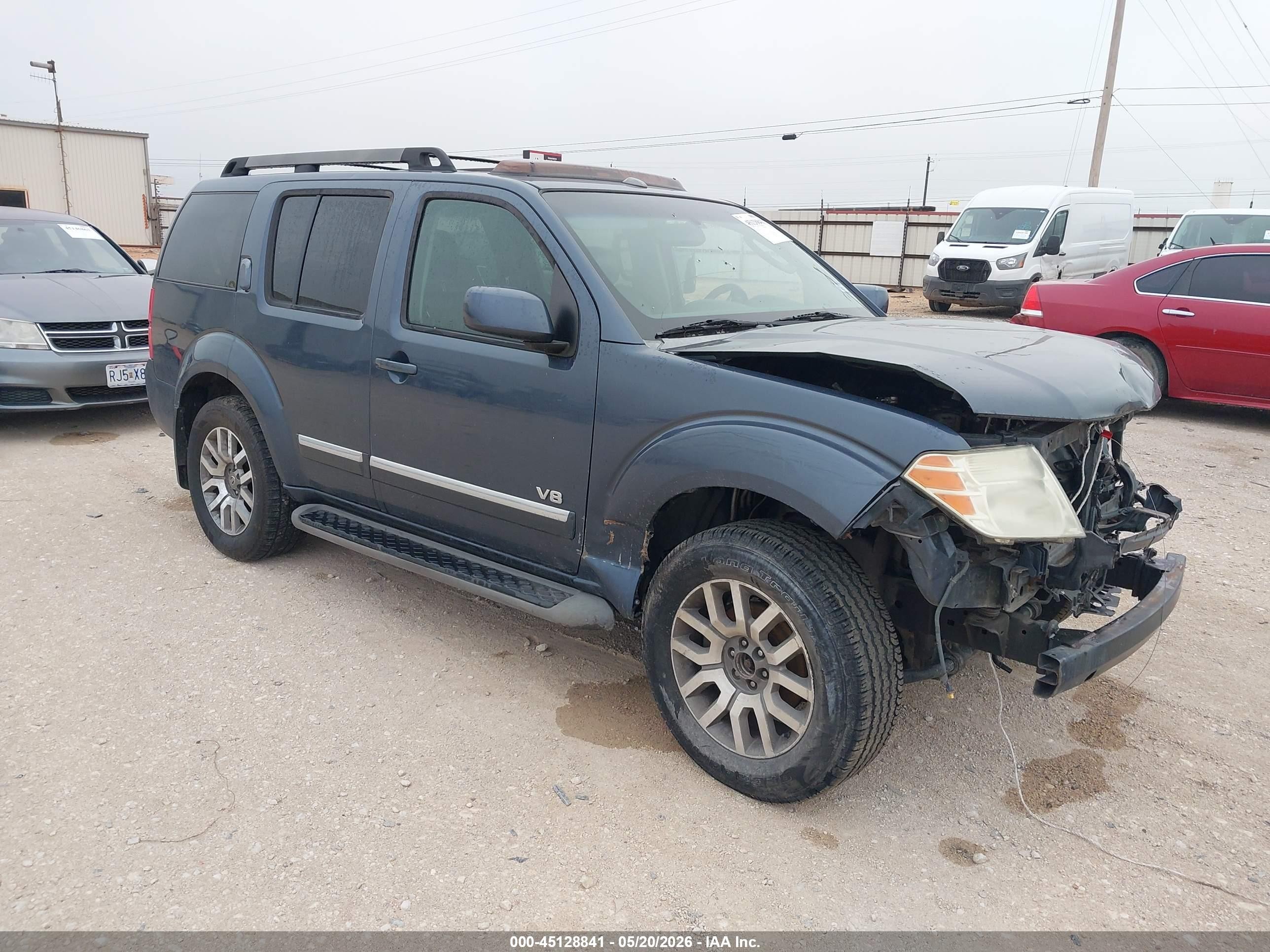 2008 Nissan Pathfinder Le V8 Серый vin: 5N1BR18B68C620626