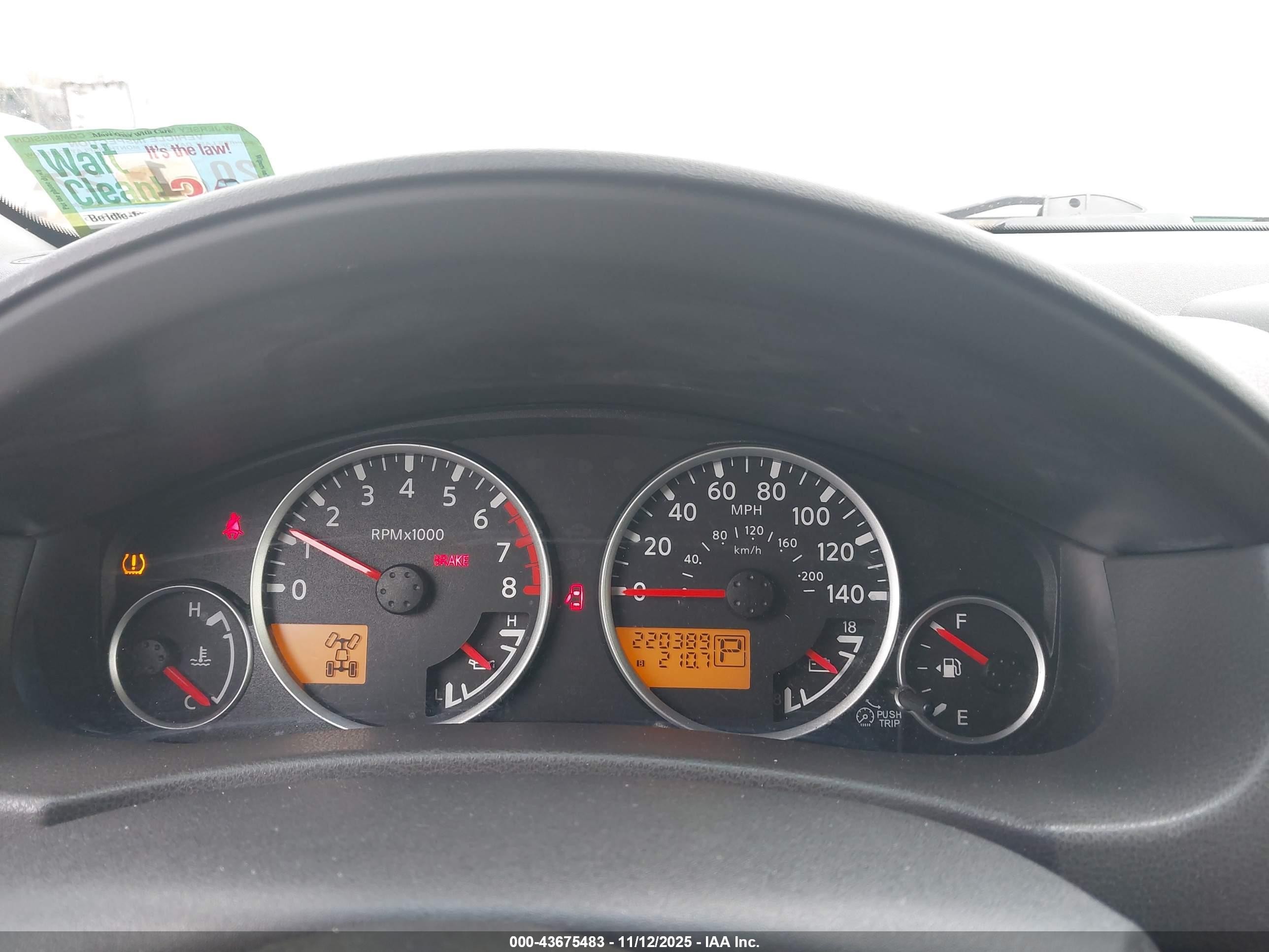 2008 Nissan Pathfinder Le V8 Blue vin: 5N1BR18B88C608705