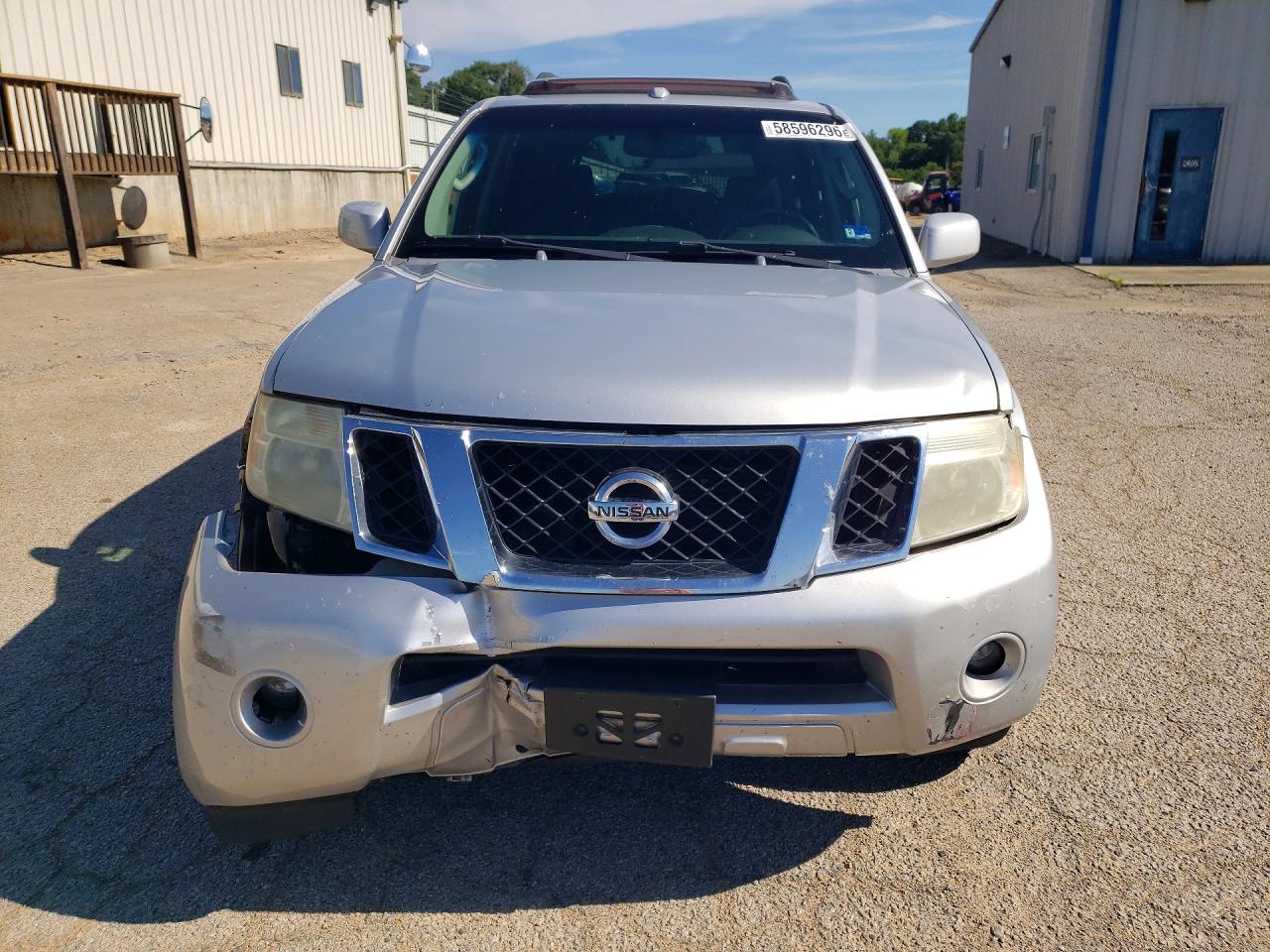 2008 Nissan Pathfinder Se V8 Gray vin: 5N1BR18B98C609510