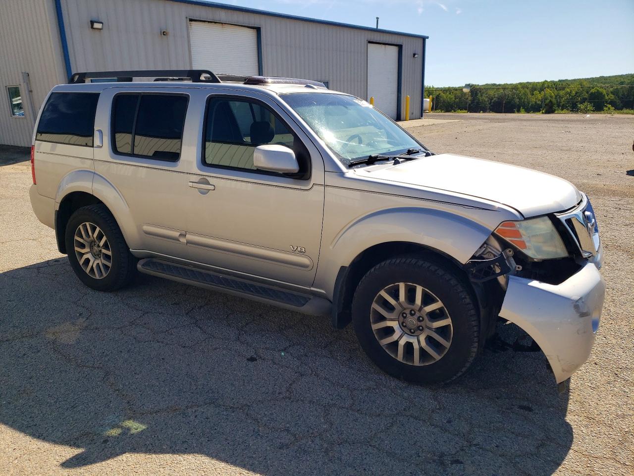2008 Nissan Pathfinder Se V8 Gray vin: 5N1BR18B98C609510
