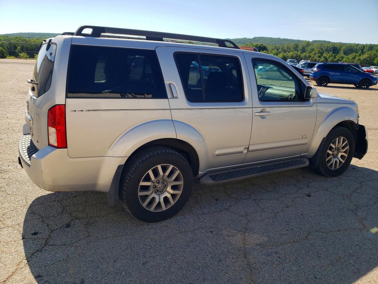 2008 Nissan Pathfinder Se V8 Gray vin: 5N1BR18B98C609510