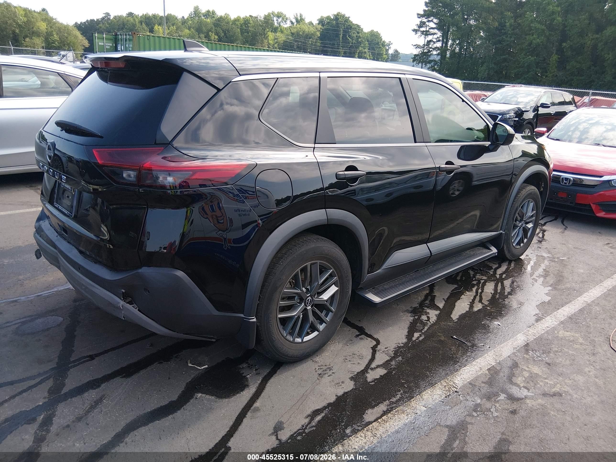 2023 Nissan Rogue S Fwd Black vin: 5N1BT3AA1PC765442