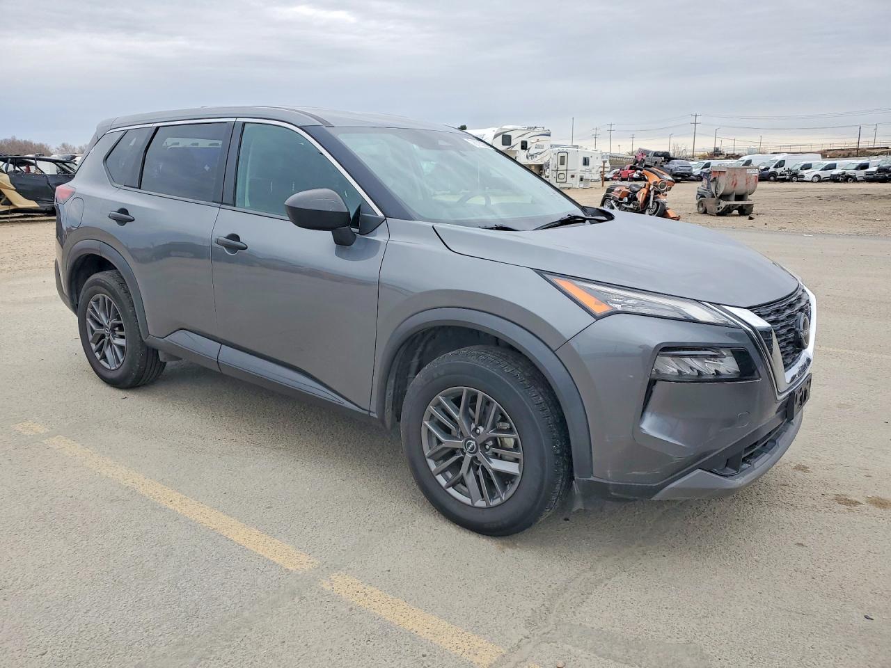 2023 Nissan Rogue S Gray vin: 5N1BT3AA1PC799798
