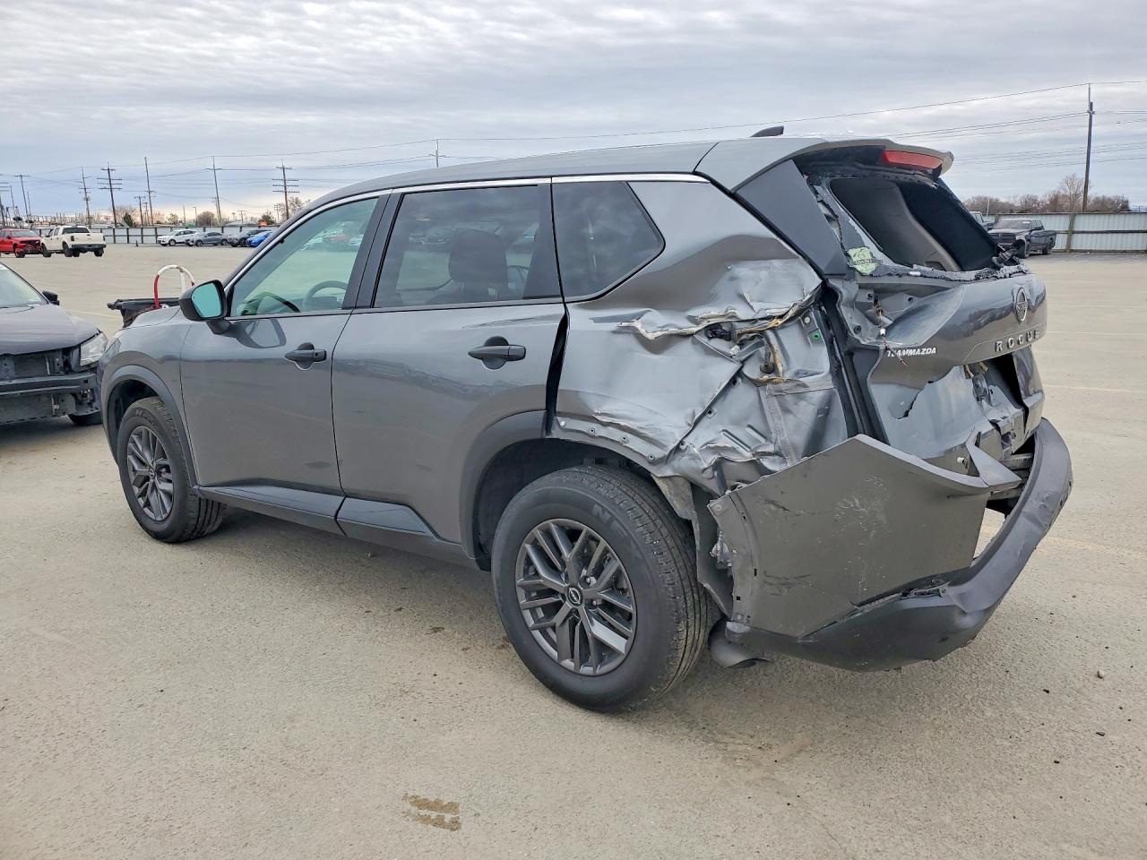 2023 Nissan Rogue S Gray vin: 5N1BT3AA1PC799798